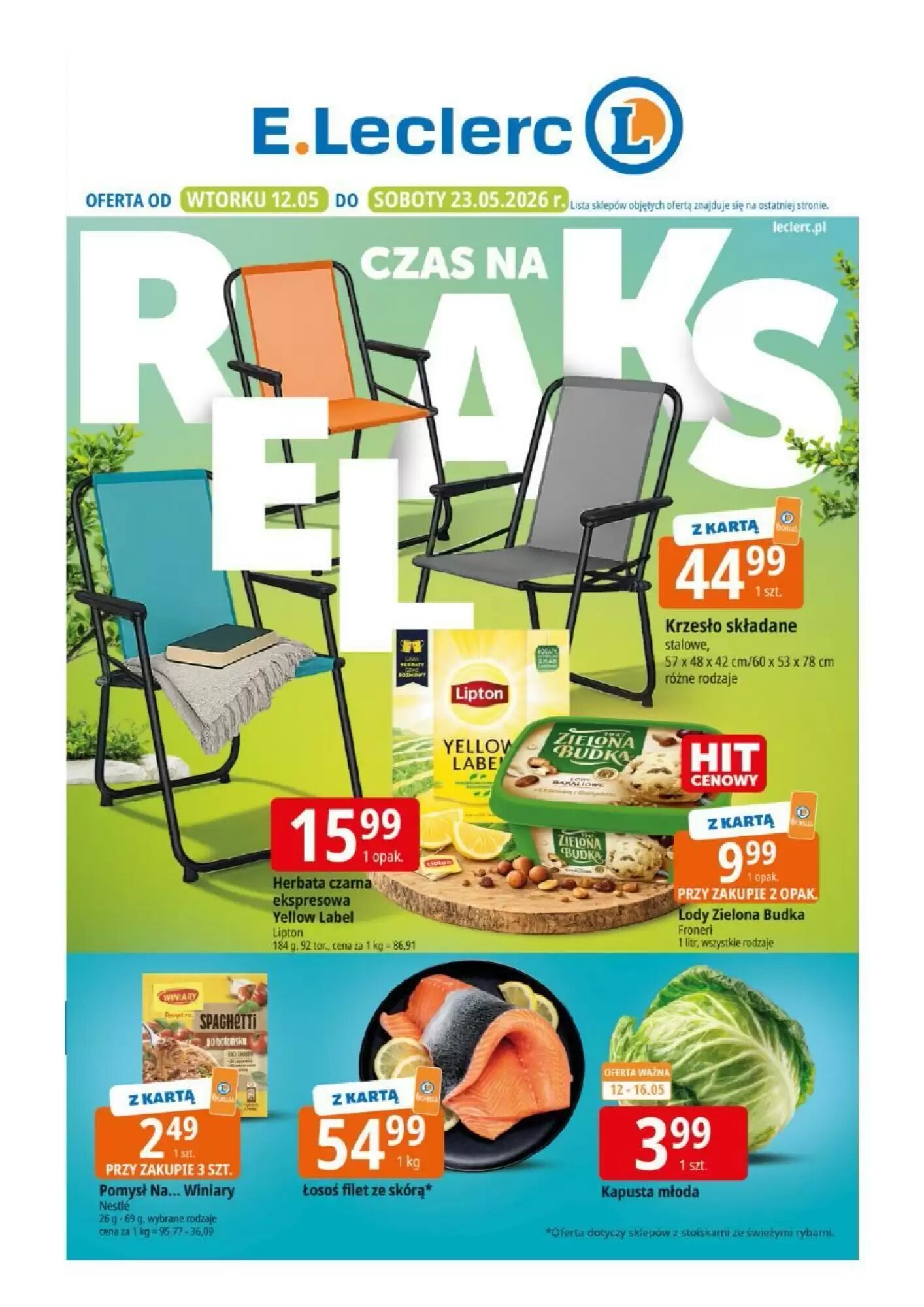 Gazetka promocyjna E.Leclerc  ważna od 12.05.2026 - Strona 1.