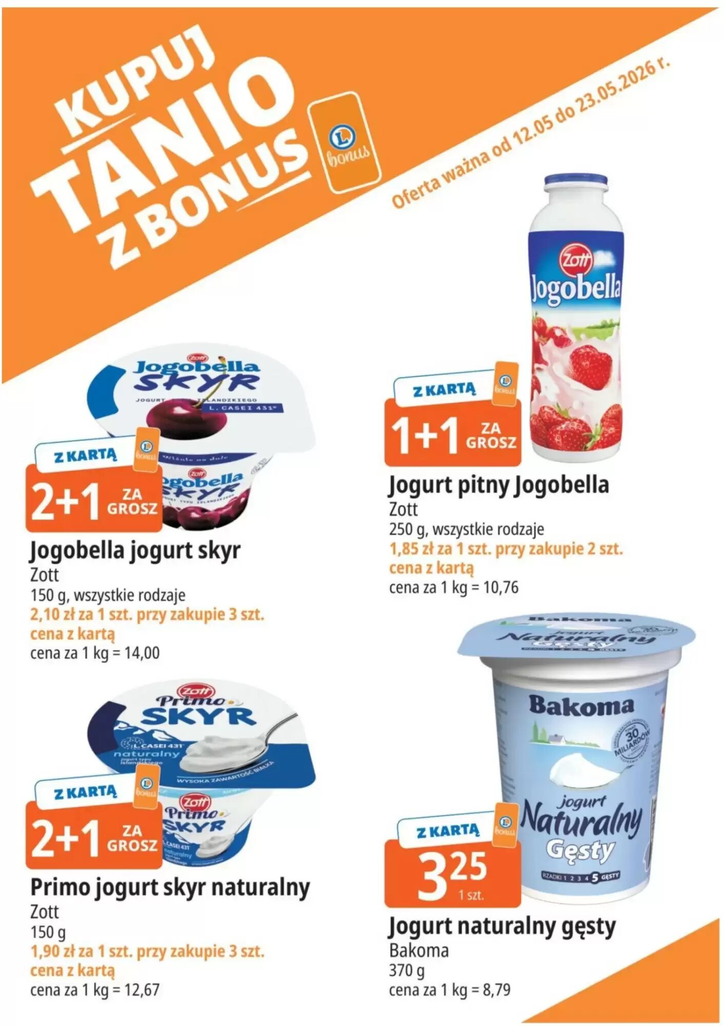 Gazetka promocyjna E.Leclerc  ważna od 12.05.2026 - Strona 1.