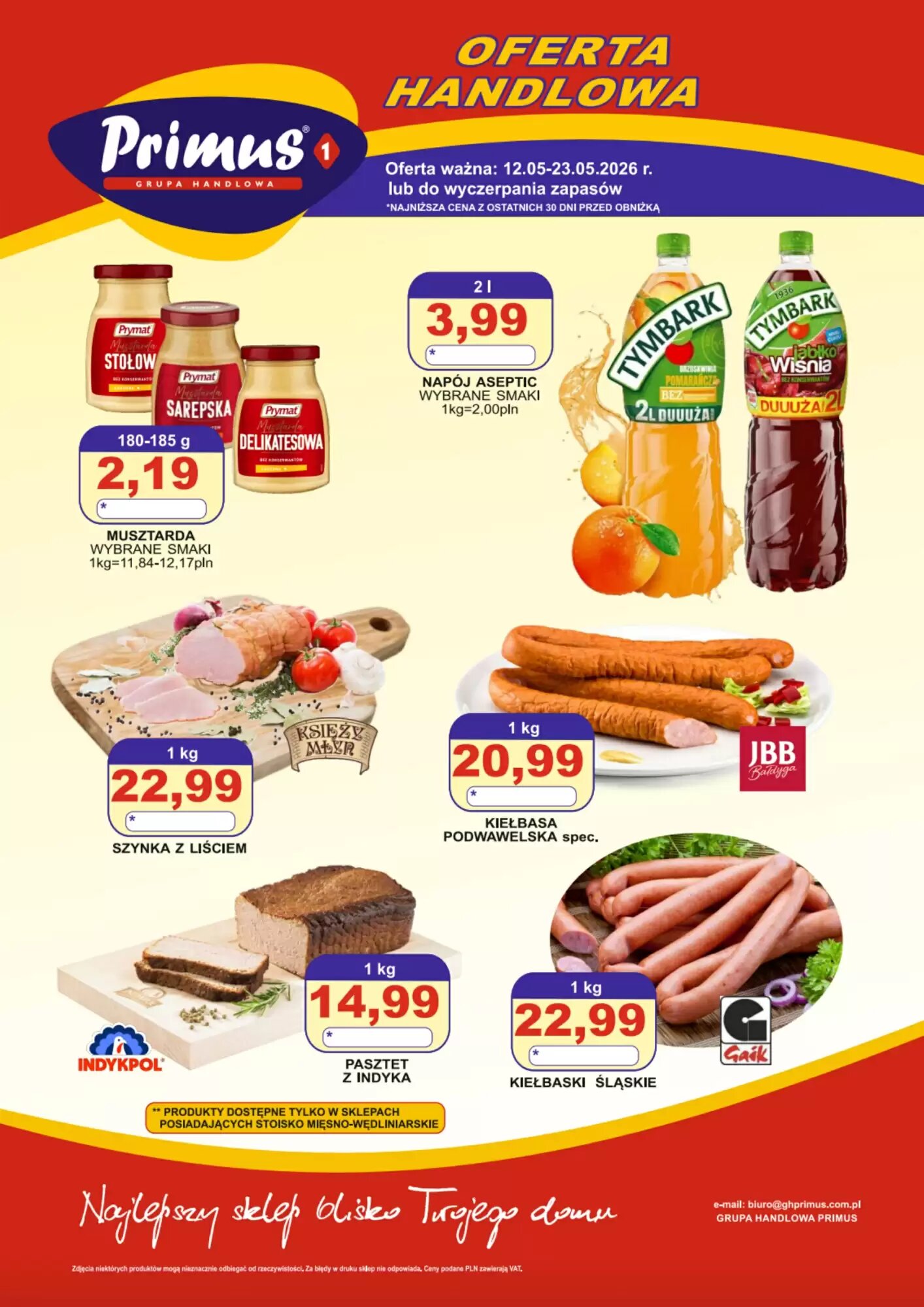 Gazetka promocyjna Primus  ważna od 12.05.2026 - Strona 1.