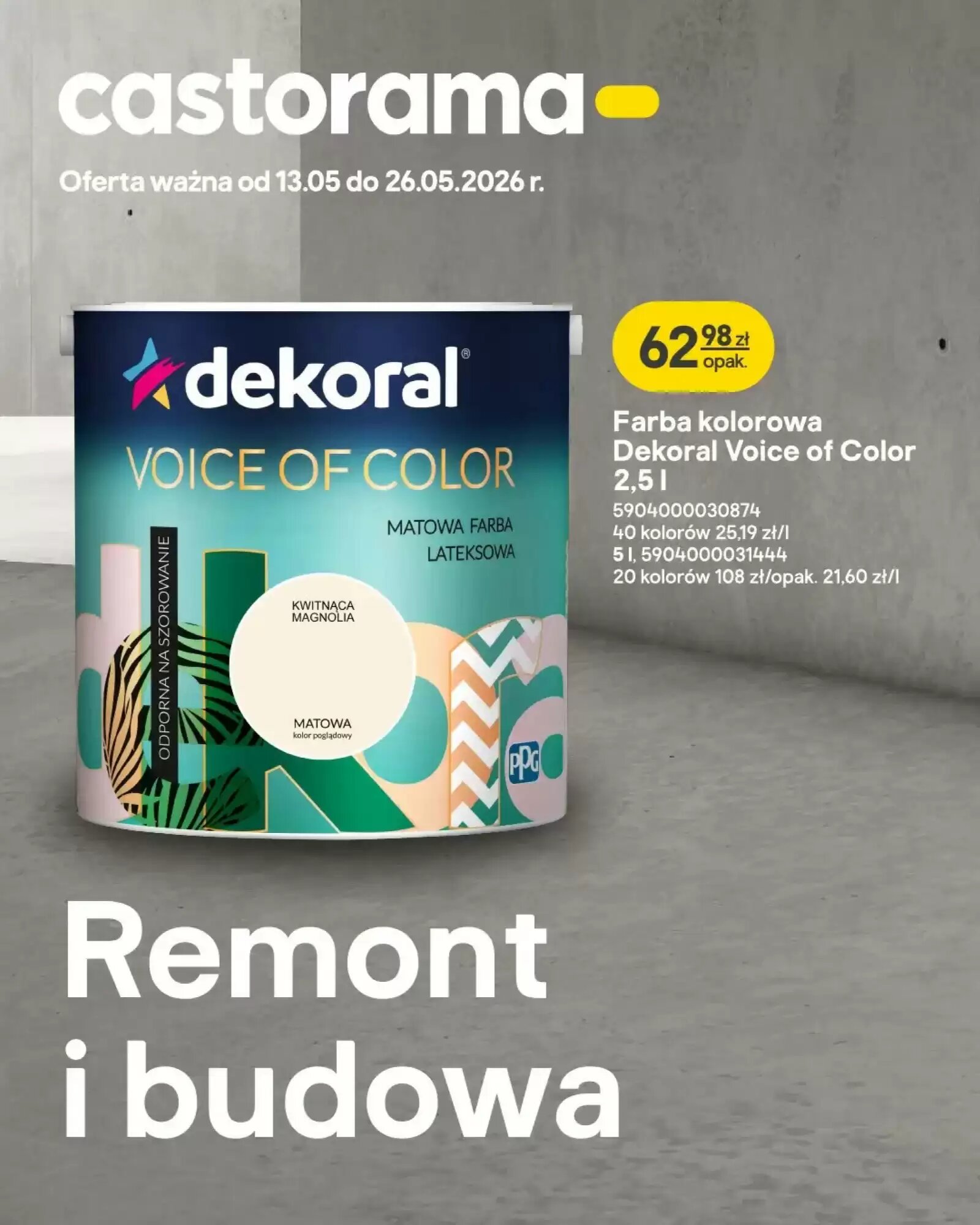 Gazetka promocyjna Castorama  ważna od 13.05.2026 - Strona 1.