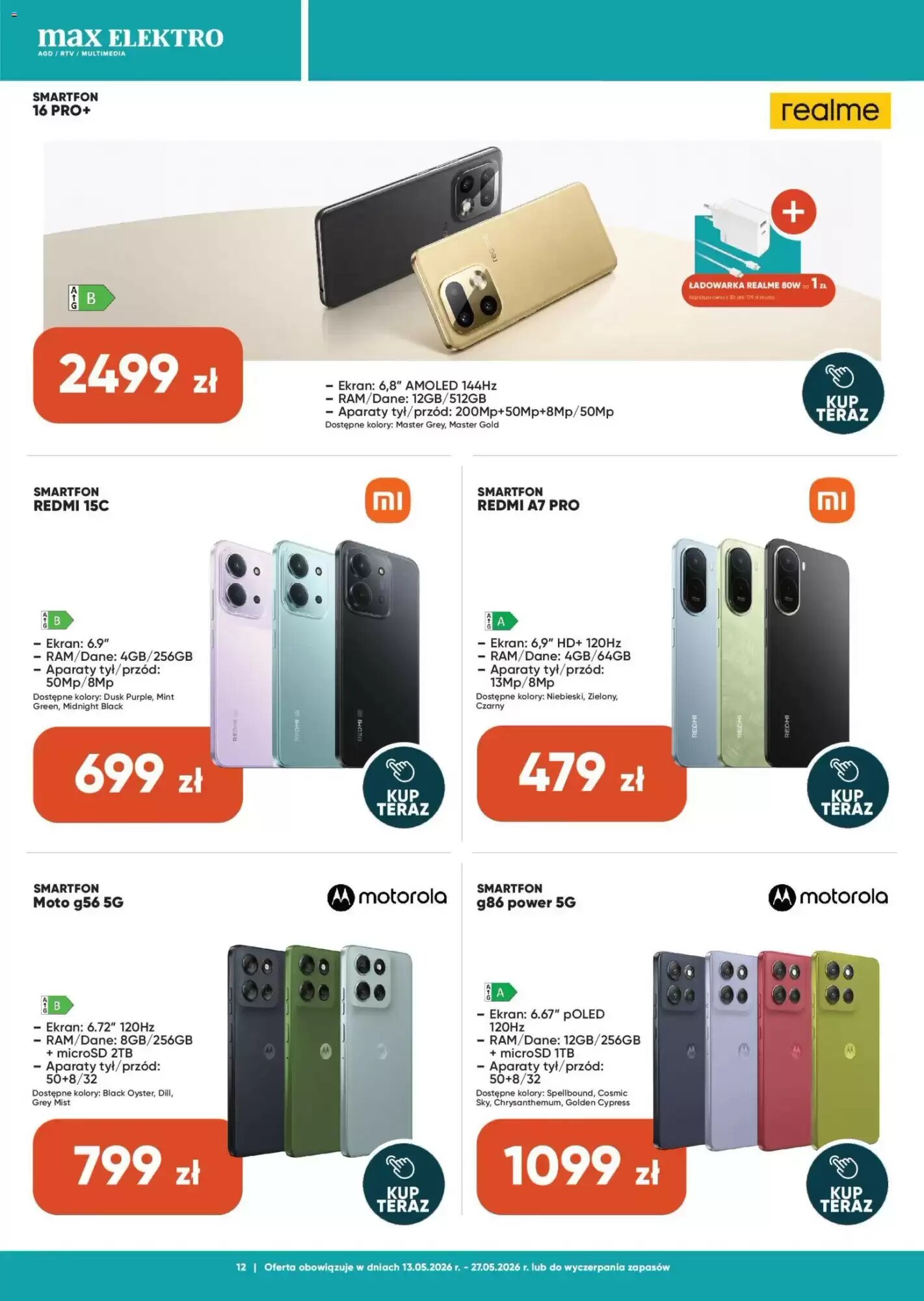 Gazetka promocyjna Max Elektro  ważna od 13.05.2026 - Strona 12.