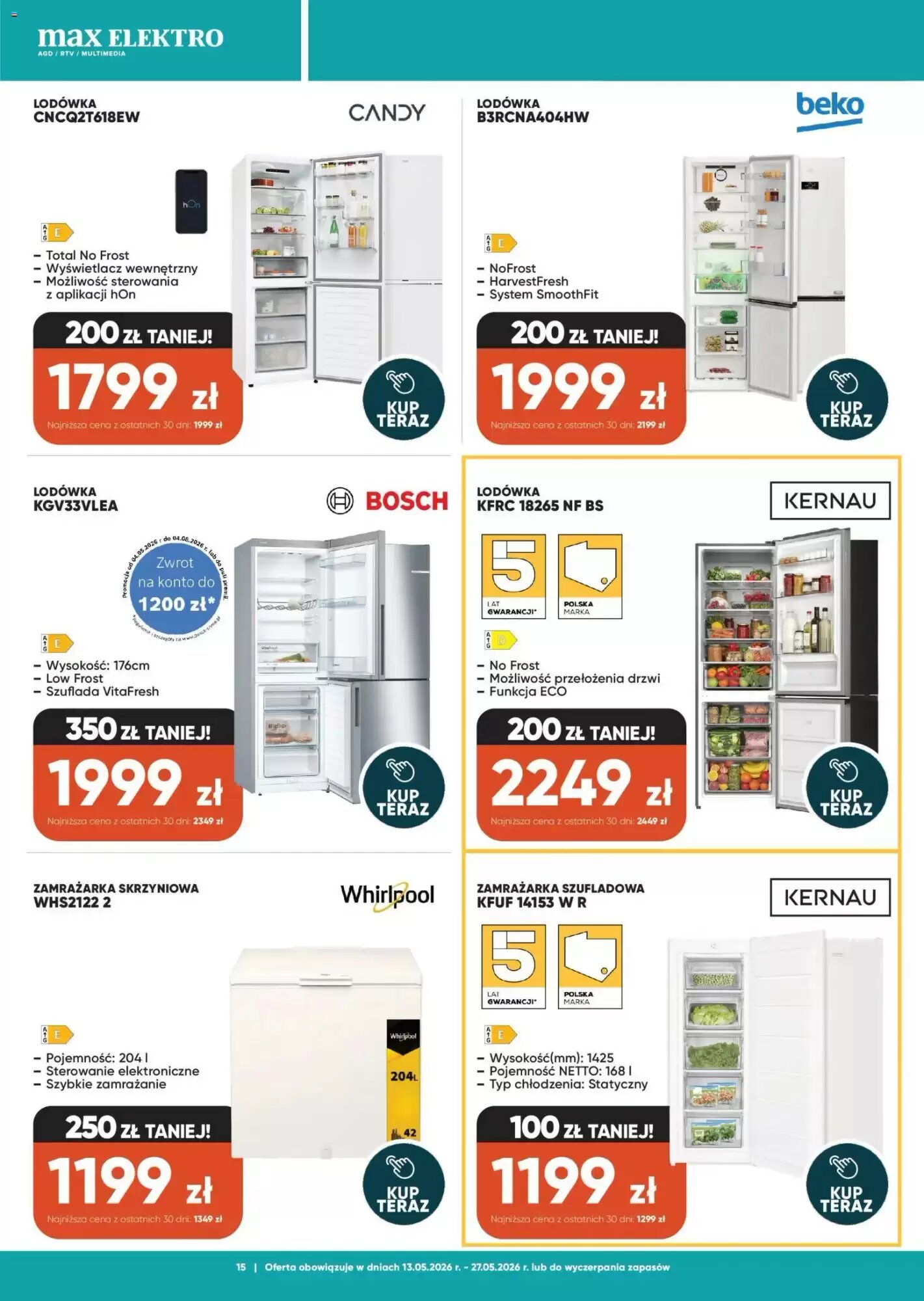 Gazetka promocyjna Max Elektro  ważna od 13.05.2026 - Strona 15.
