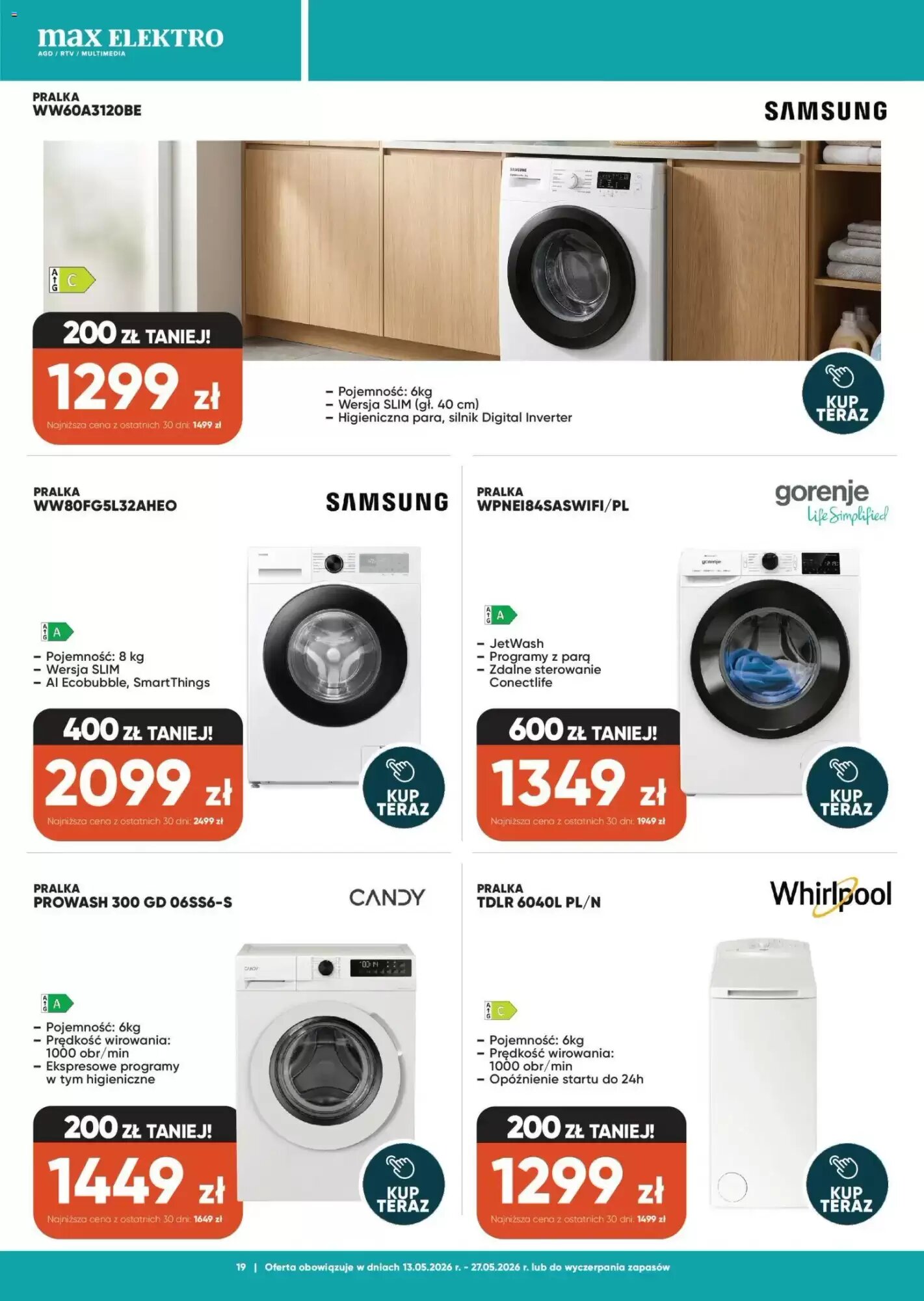 Gazetka promocyjna Max Elektro  ważna od 13.05.2026 - Strona 19.