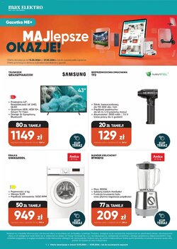 Gazetka promocyjna Max Elektro  ważna od 13.05.2026