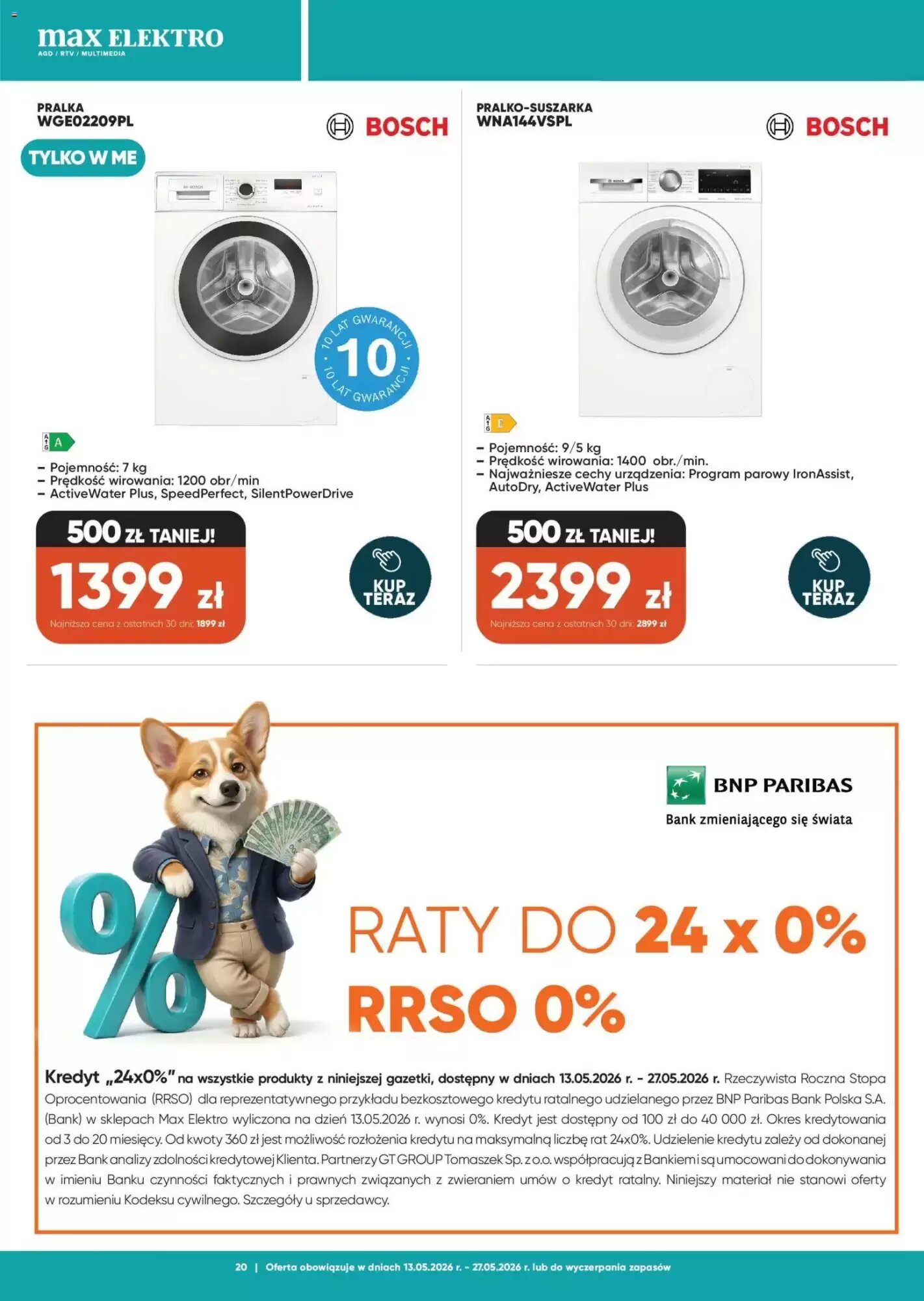 Gazetka promocyjna Max Elektro  ważna od 13.05.2026 - Strona 20.