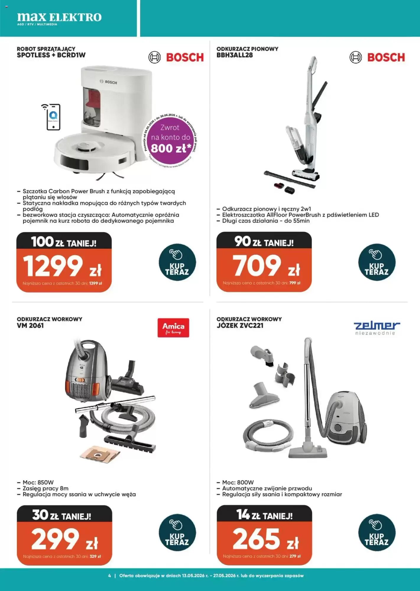 Gazetka promocyjna Max Elektro  ważna od 13.05.2026 - Strona 4.