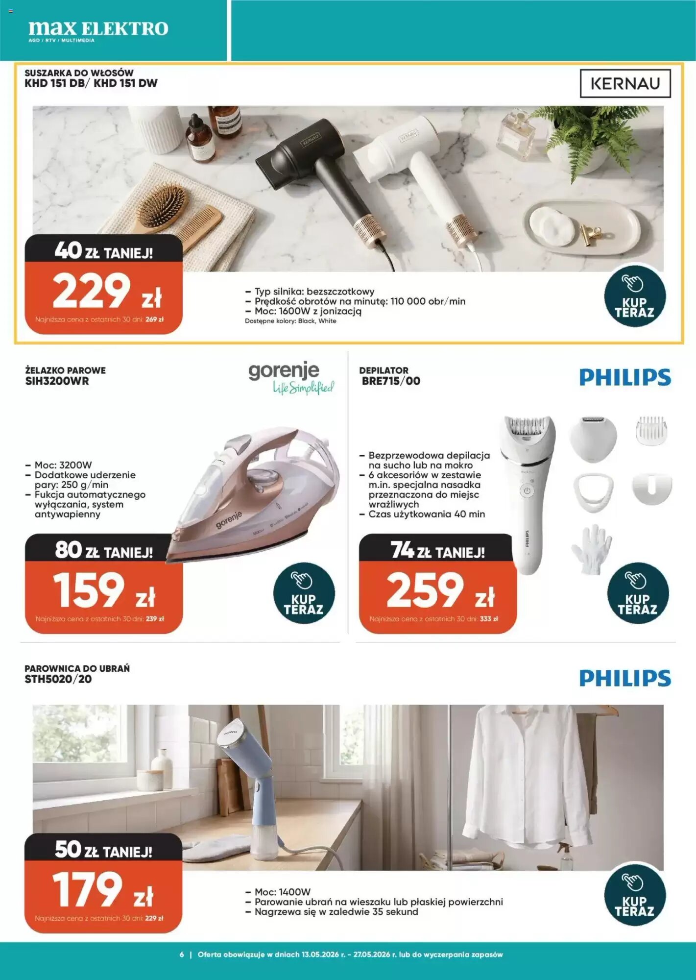 Gazetka promocyjna Max Elektro  ważna od 13.05.2026 - Strona 6.