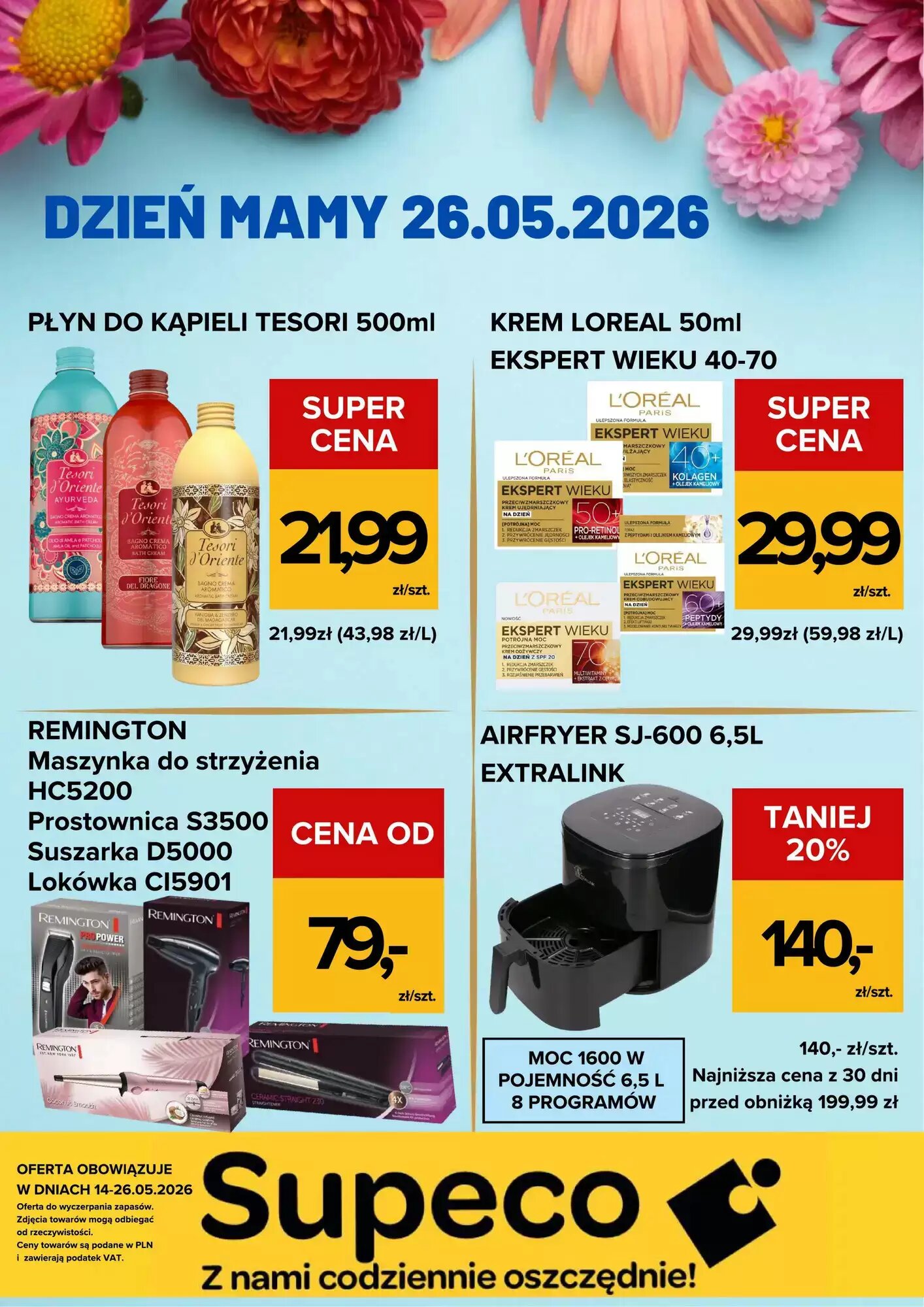 Gazetka promocyjna Supeco  ważna od 14.05.2026 - Strona 1.