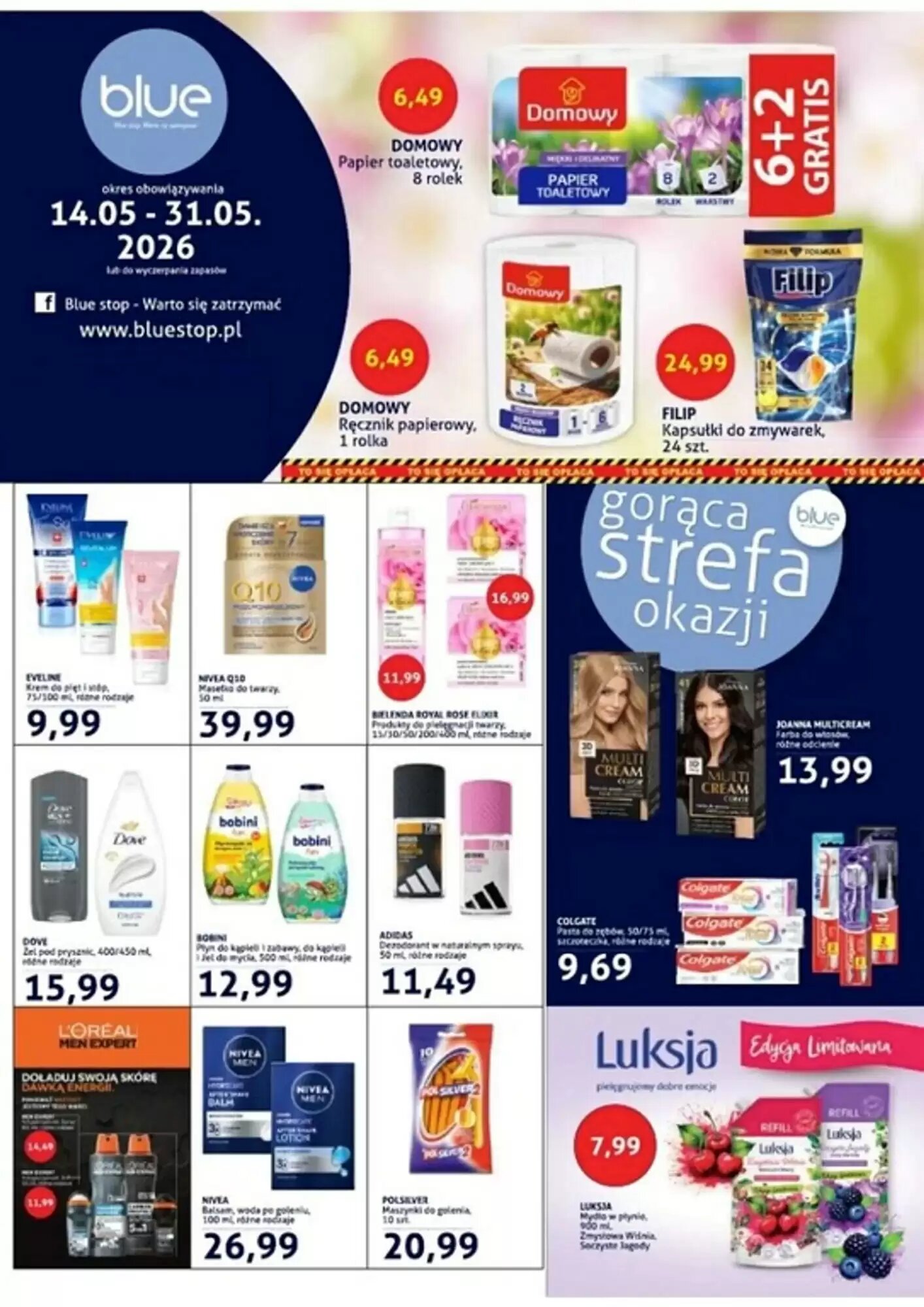 Gazetka promocyjna Blue Stop  ważna od 14.05.2026 - Strona 1.