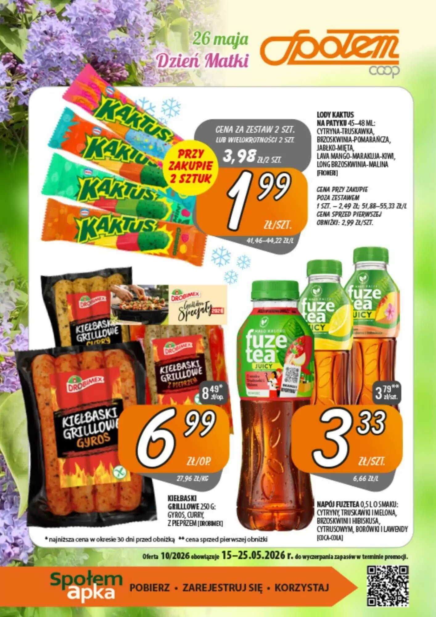 Gazetka promocyjna Społem  ważna od 15.05.2026 - Strona 1.