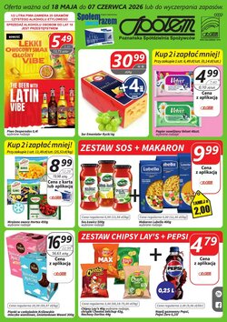 Gazetka promocyjna Społem  ważna od 18.05.2026