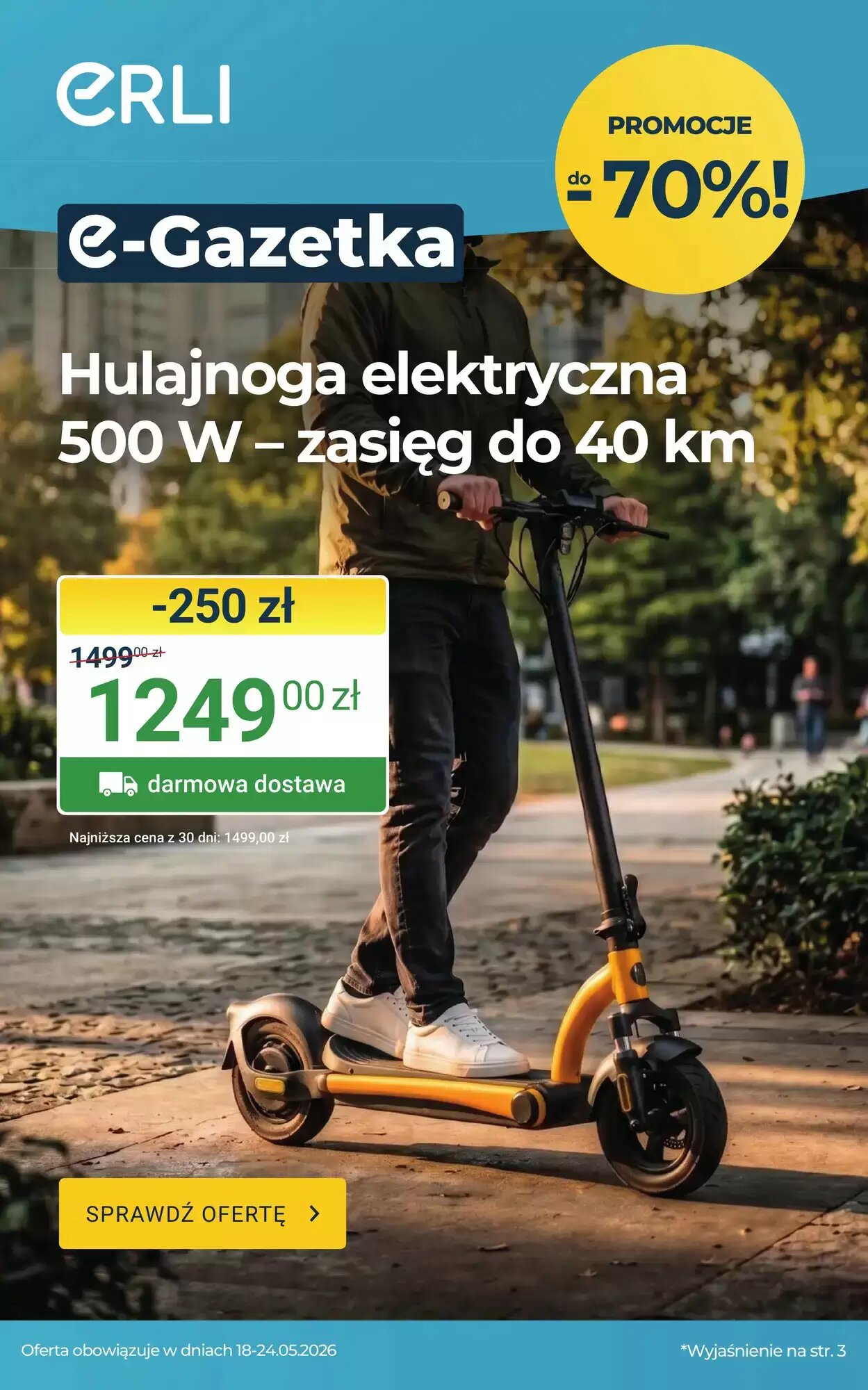 Gazetka promocyjna ERLI  ważna od 18.05.2026 - Strona 1.