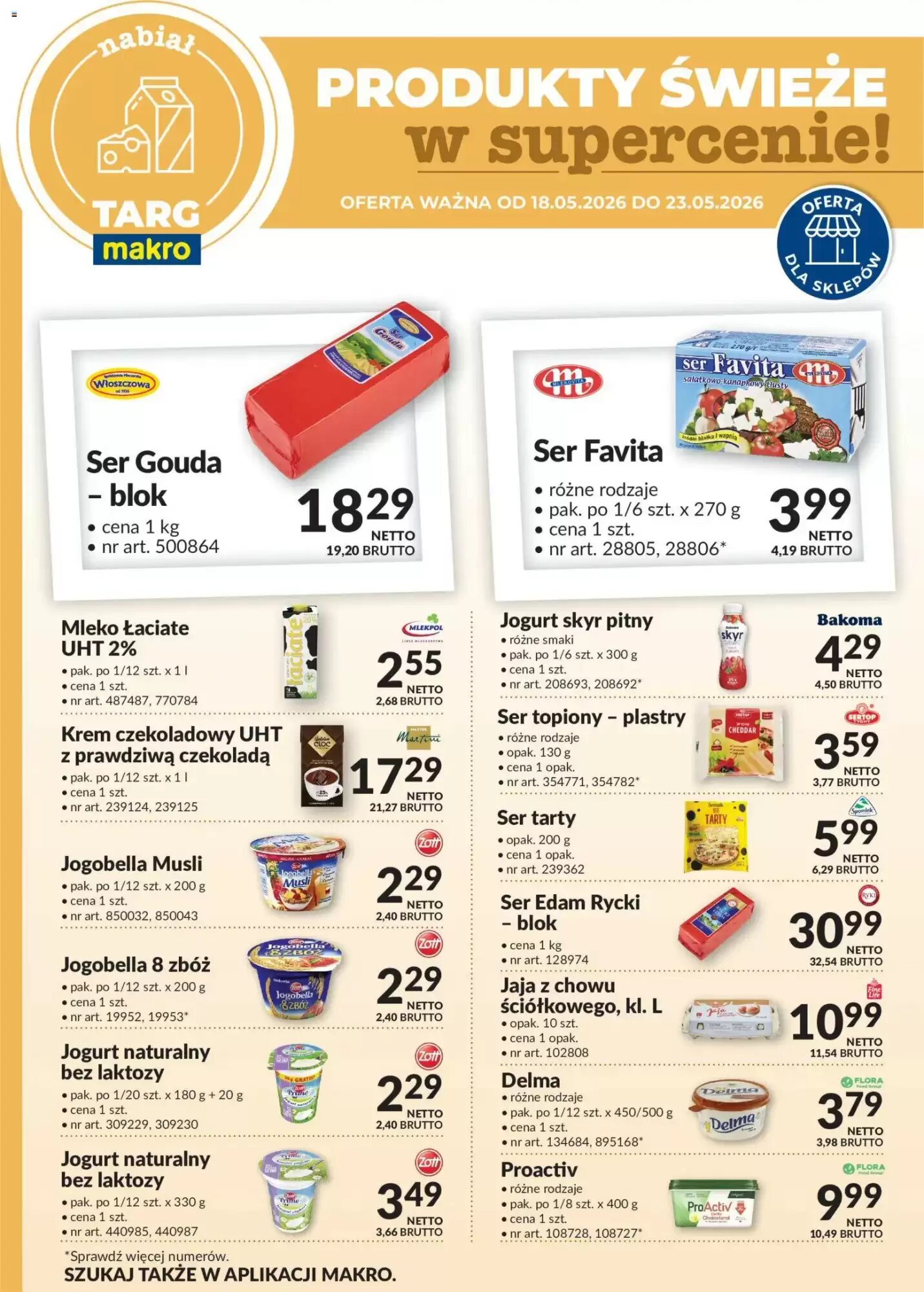 Gazetka promocyjna Makro  ważna od 18.05.2026 - Strona 1.