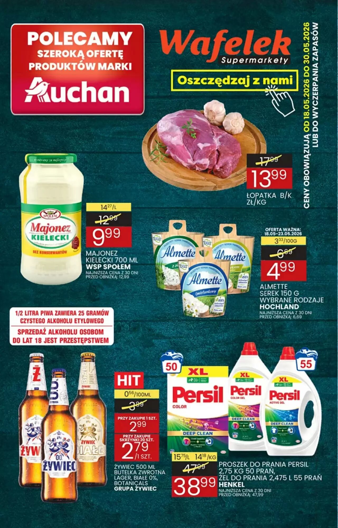 Gazetka promocyjna Wafelek  ważna od 18.05.2026 - Strona 1.