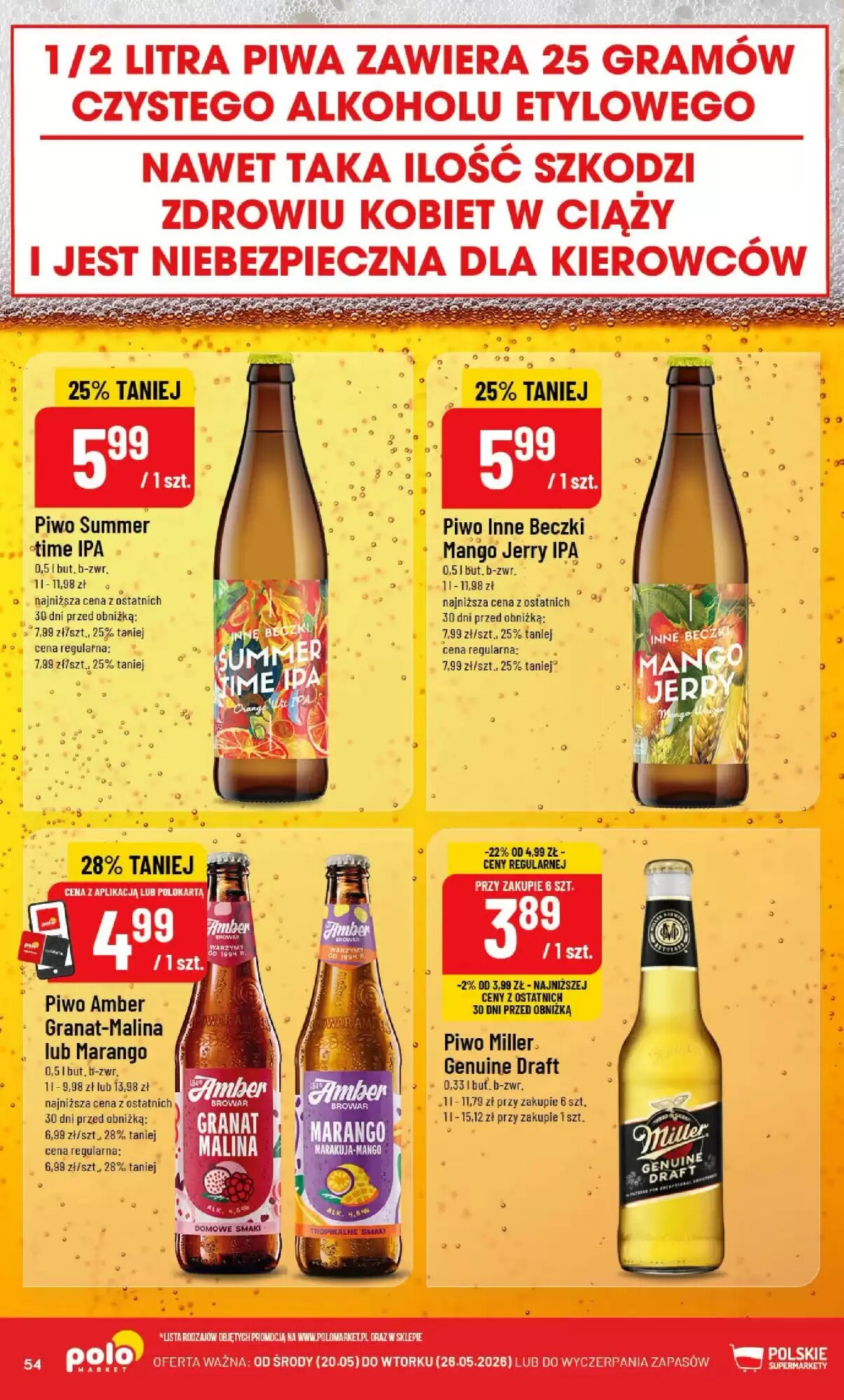 Gazetka promocyjna Polomarket  ważna od 20.05.2026 - Strona 54.
