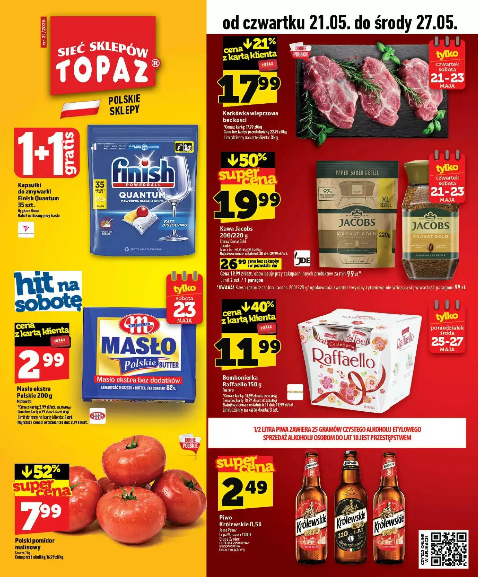 Gazetka promocyjna Topaz  ważna od 21.05.2026 - Strona 1.