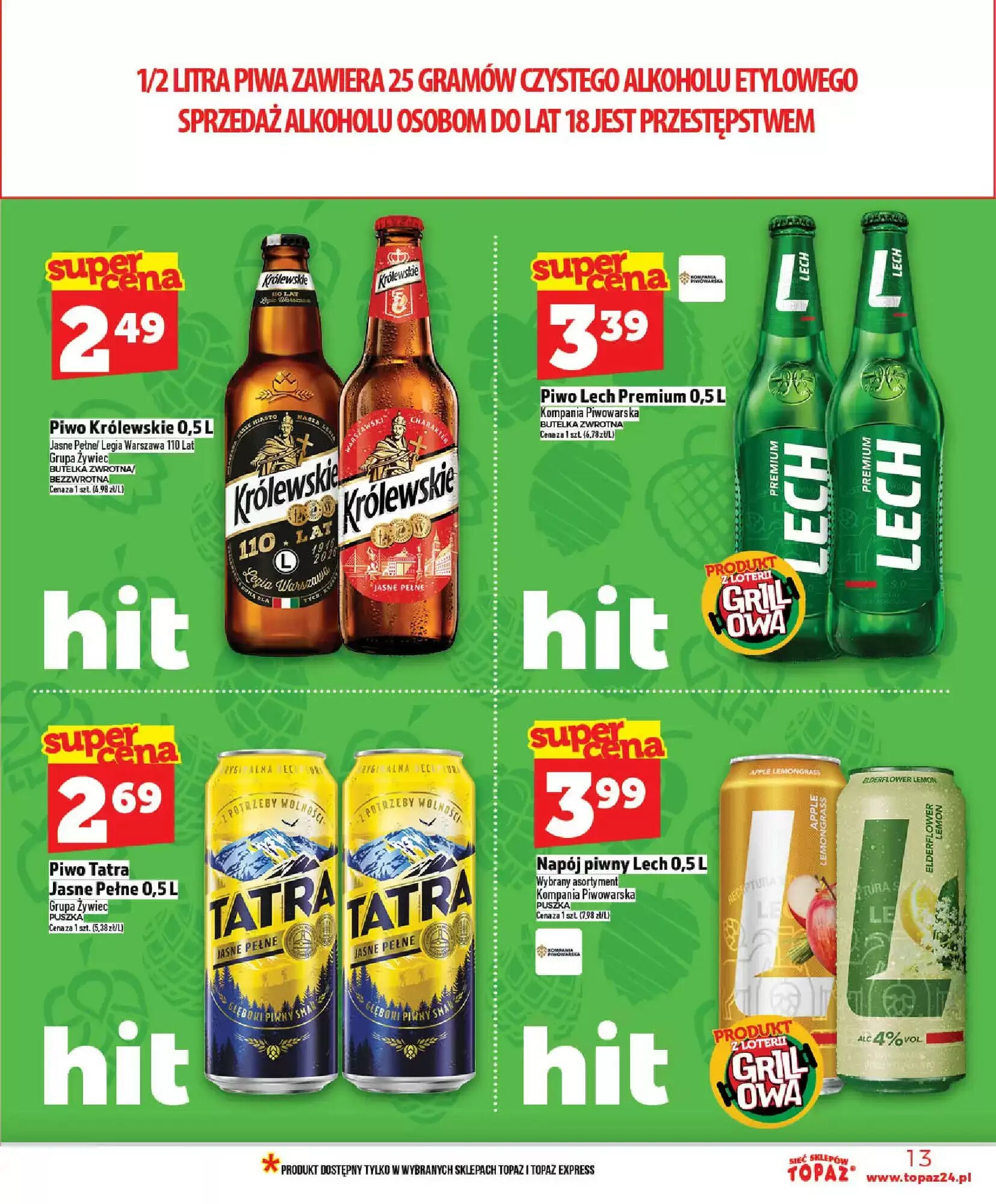 Gazetka promocyjna Topaz  ważna od 21.05.2026 - Strona 13.