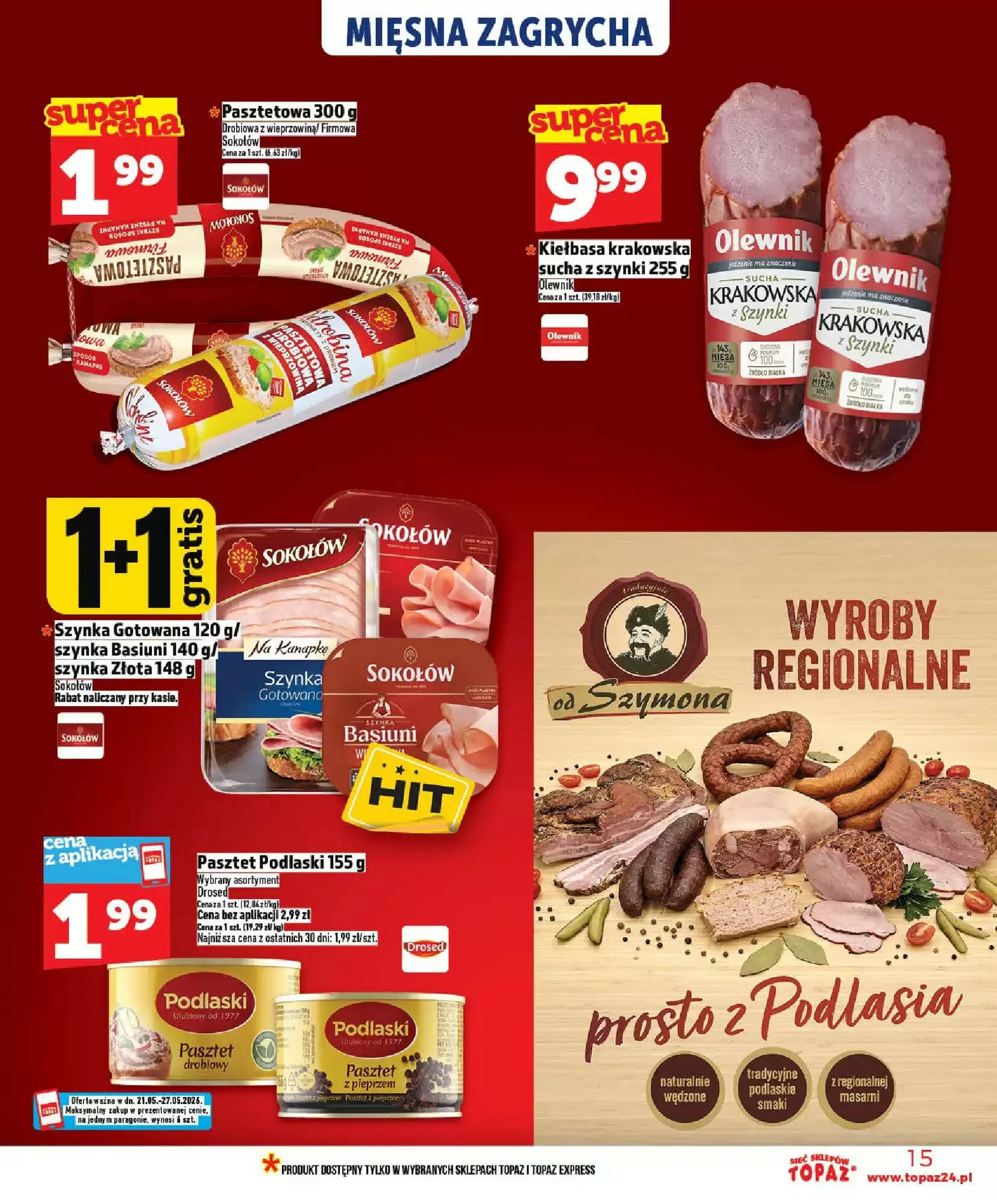 Gazetka promocyjna Topaz  ważna od 21.05.2026 - Strona 15.