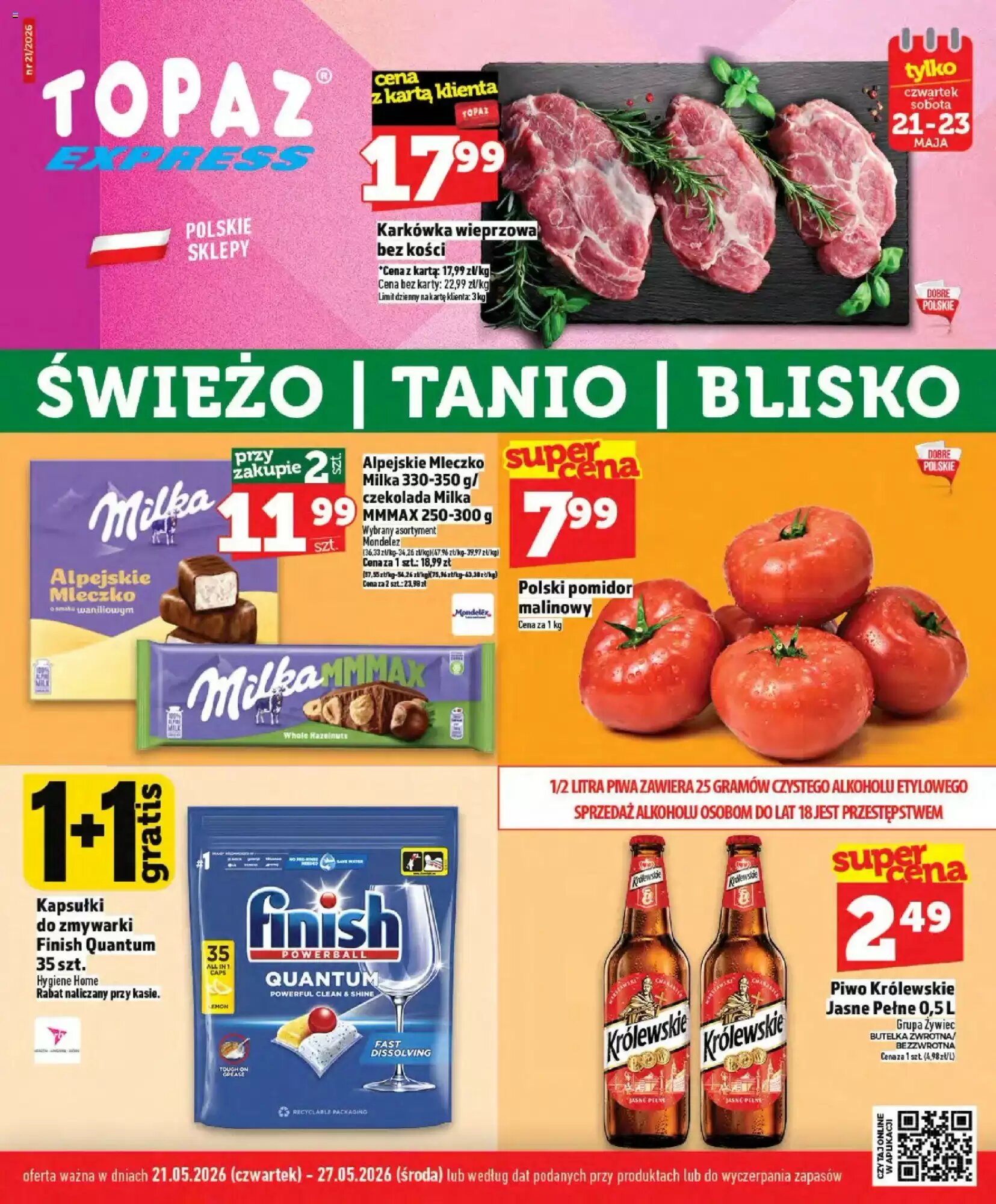 Gazetka promocyjna Topaz Express  ważna od 21.05.2026 - Strona 1.