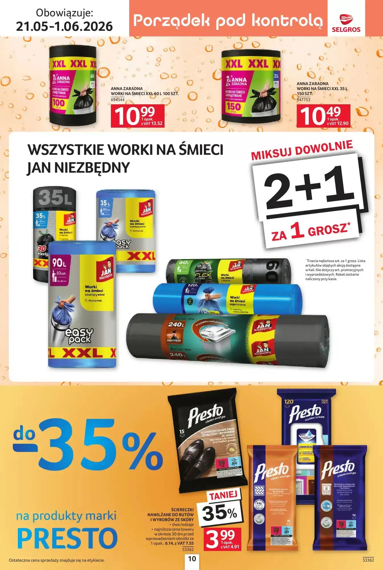 Gazetka promocyjna Selgros  ważna od 21.05.2026 - Strona 10.