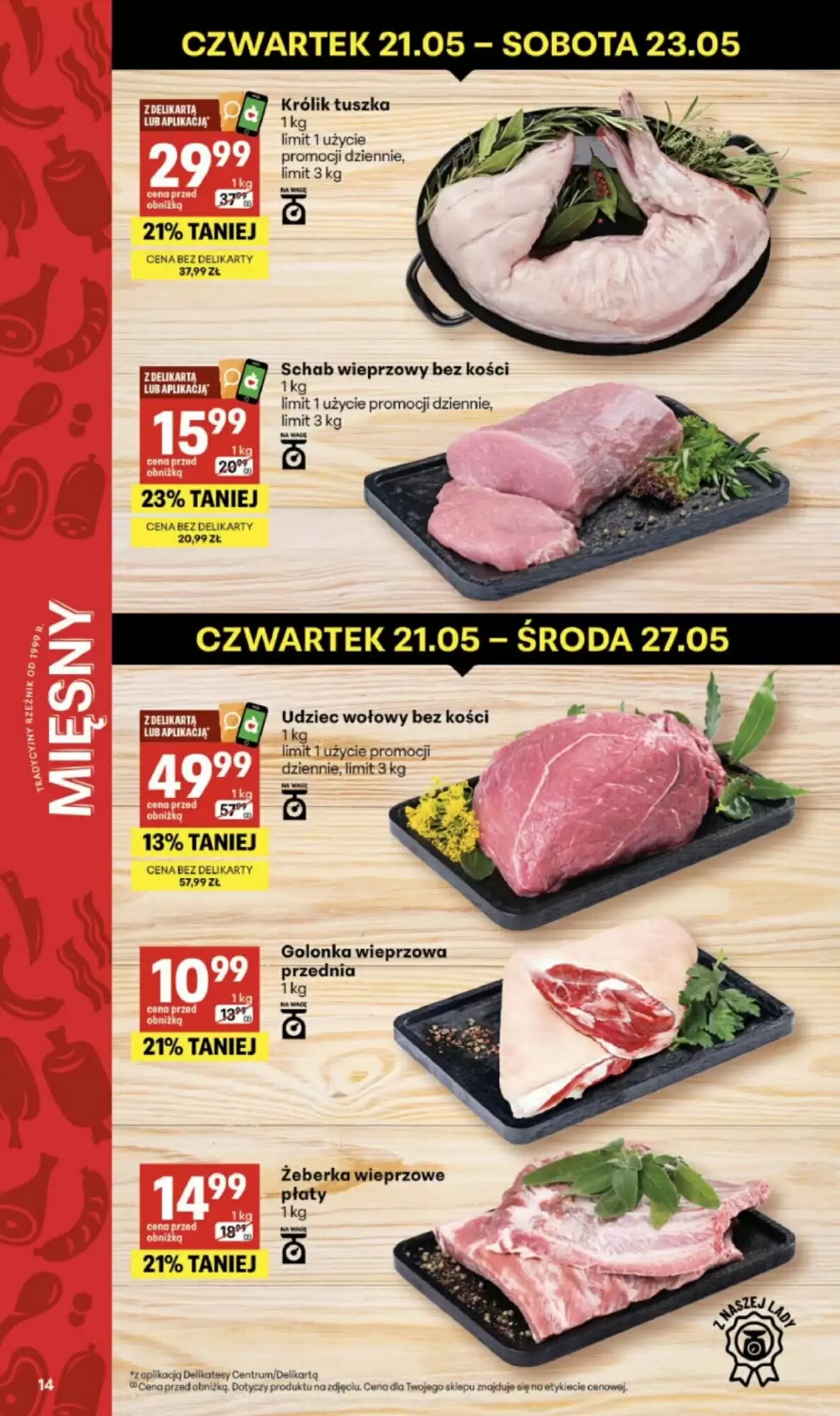 Gazetka promocyjna Delikatesy Centrum  ważna od 21.05.2026 - Strona 14.