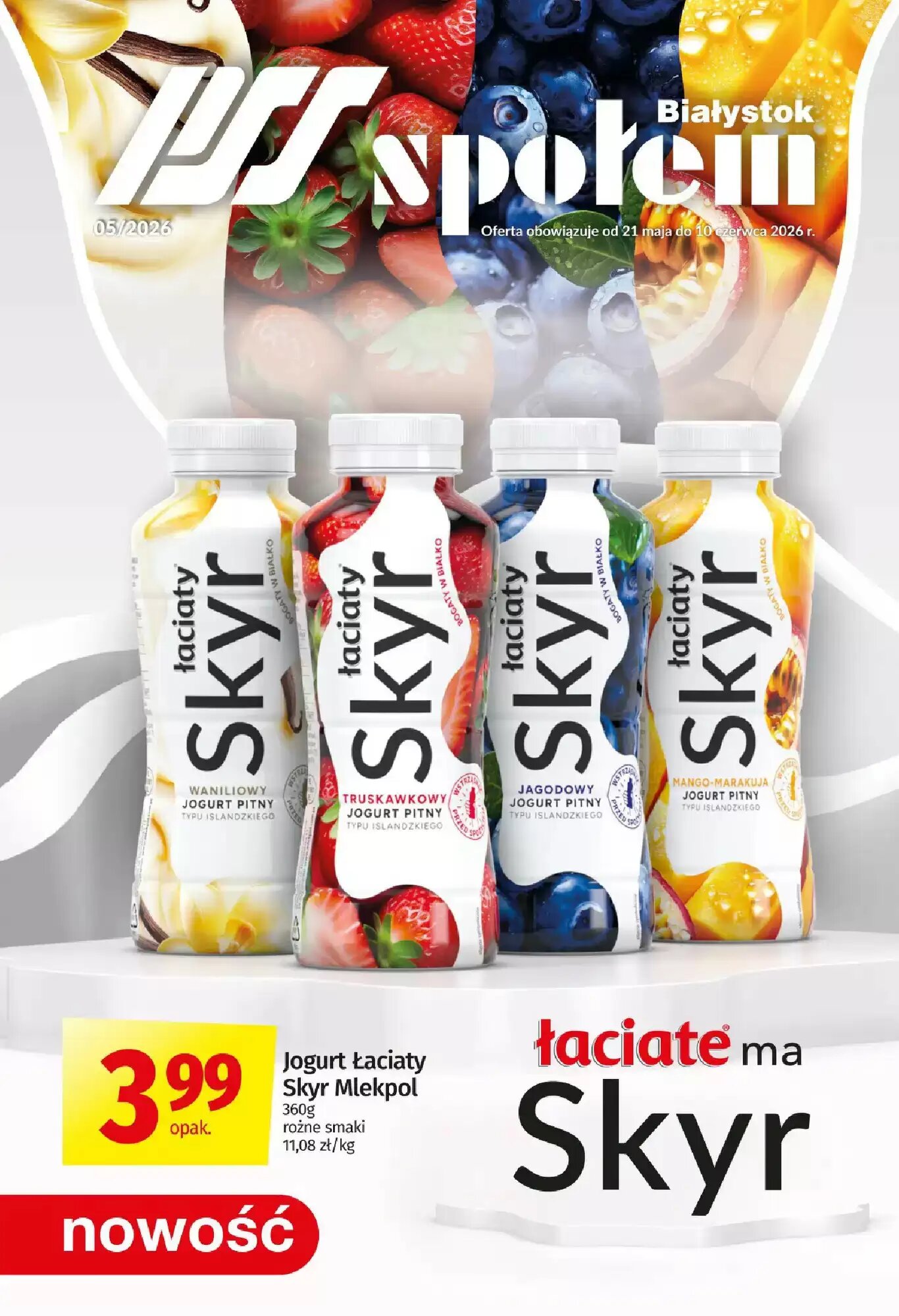 Gazetka promocyjna Społem  ważna od 21.05.2026 - Strona 1.
