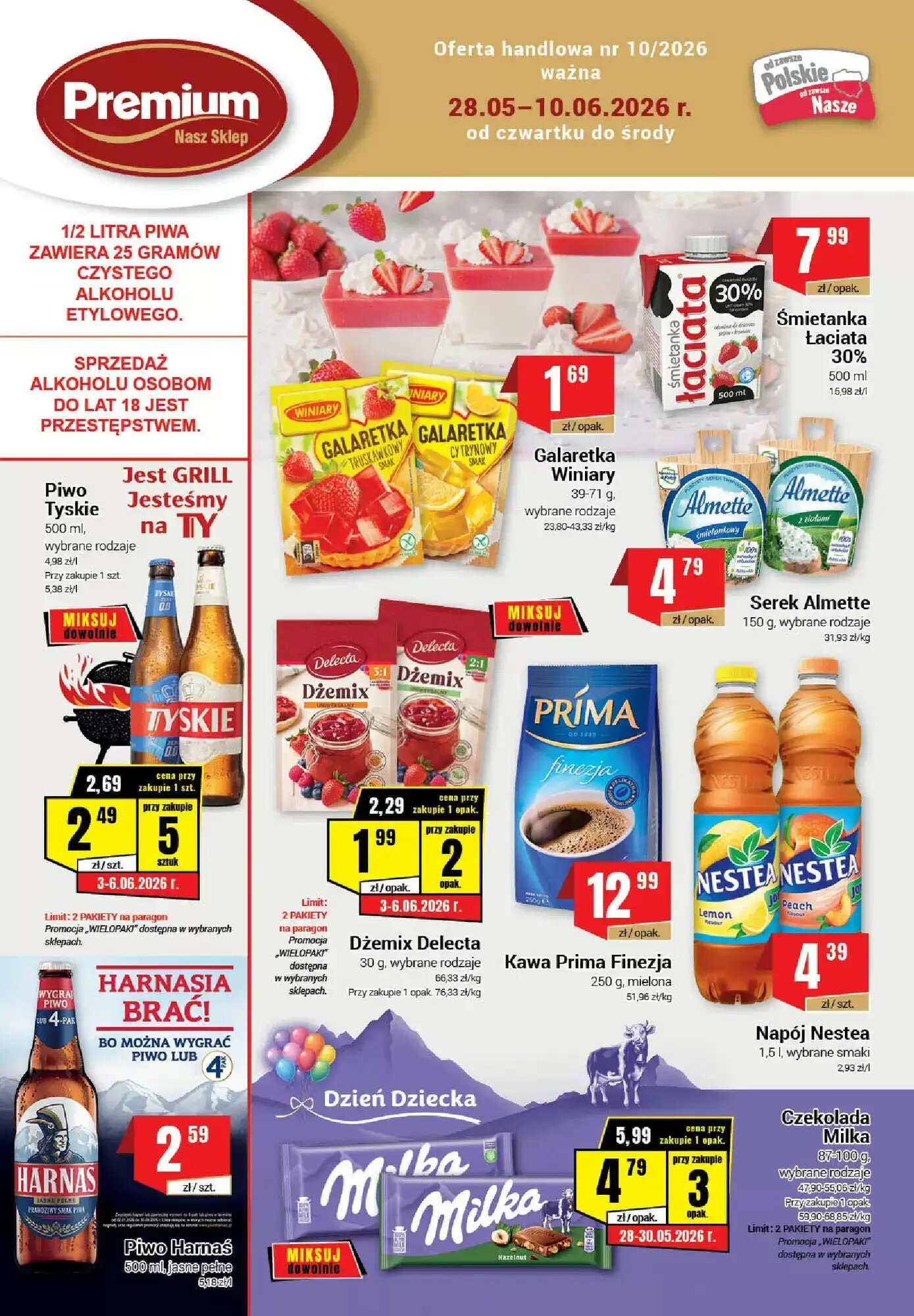 Gazetka promocyjna Premium Nasz Sklep  ważna od 28.05.2026 - Strona 1.
