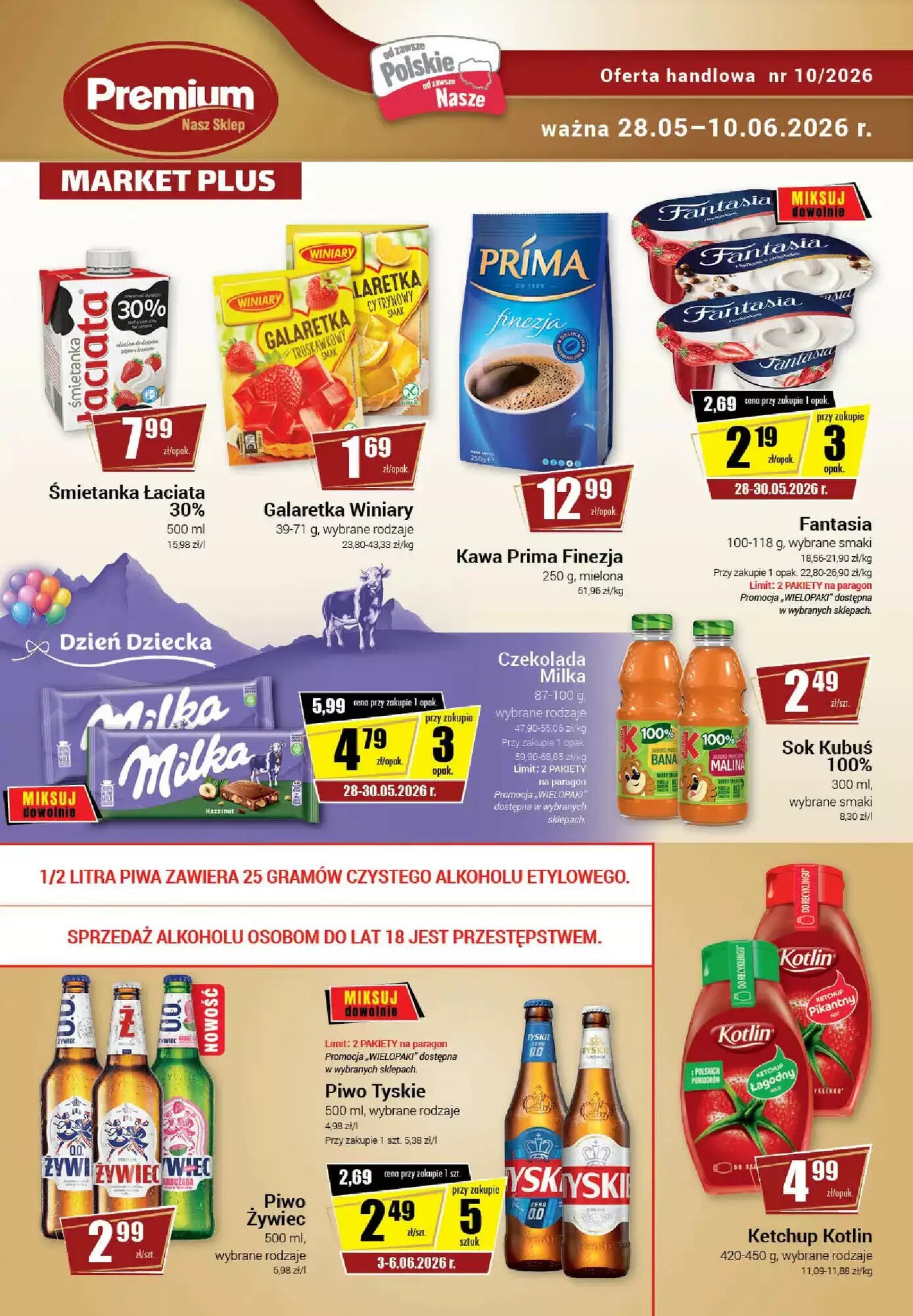 Gazetka promocyjna Premium Nasz Sklep  ważna od 28.05.2026 - Strona 1.