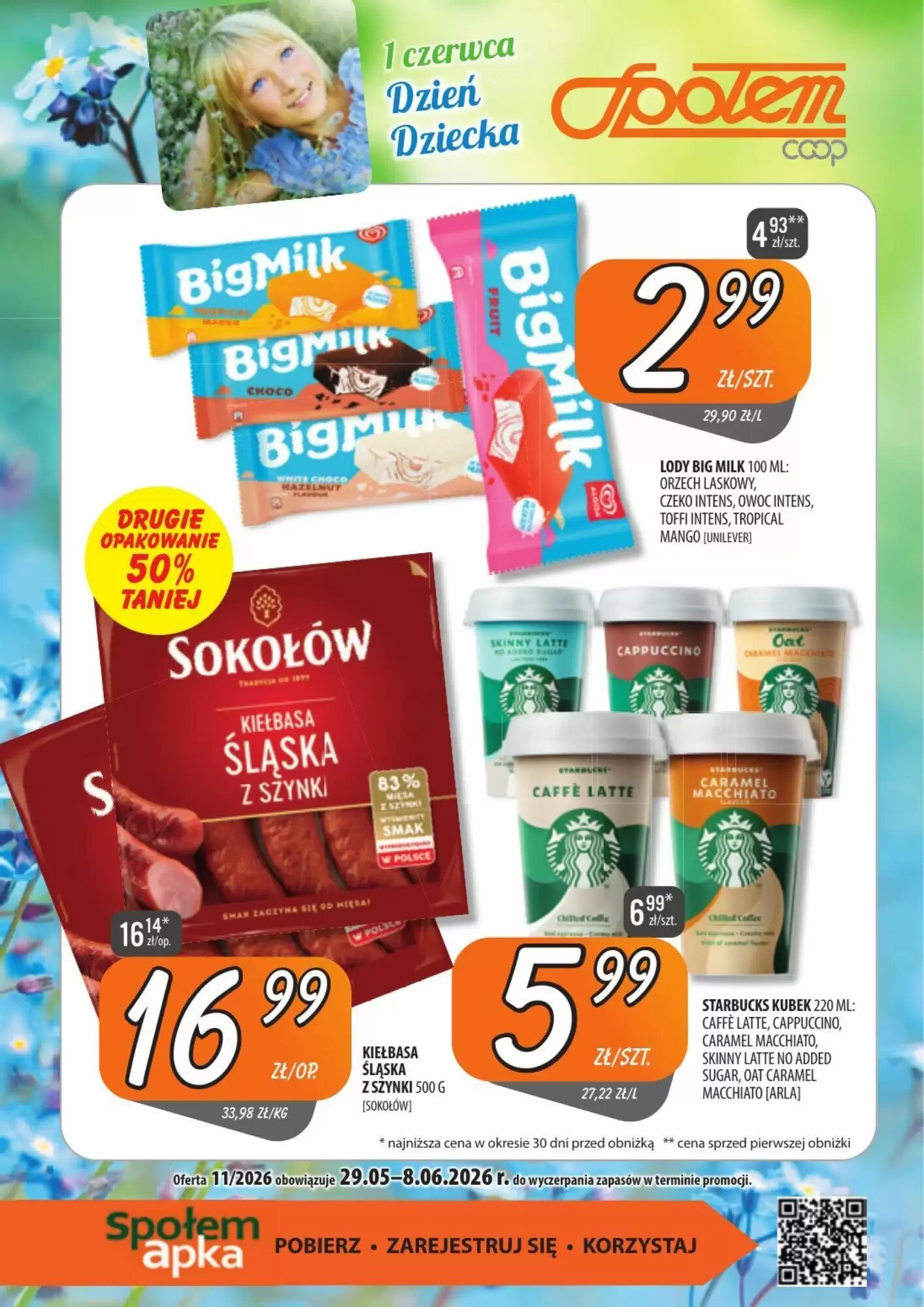 Gazetka promocyjna Społem  ważna od 29.05.2026 - Strona 1.