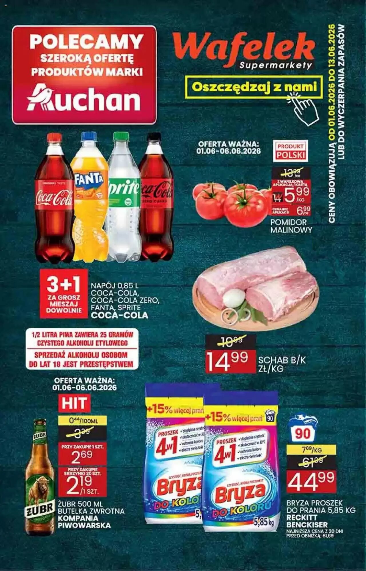 Gazetka promocyjna Wafelek  ważna od 01.06.2026 - Strona 1.