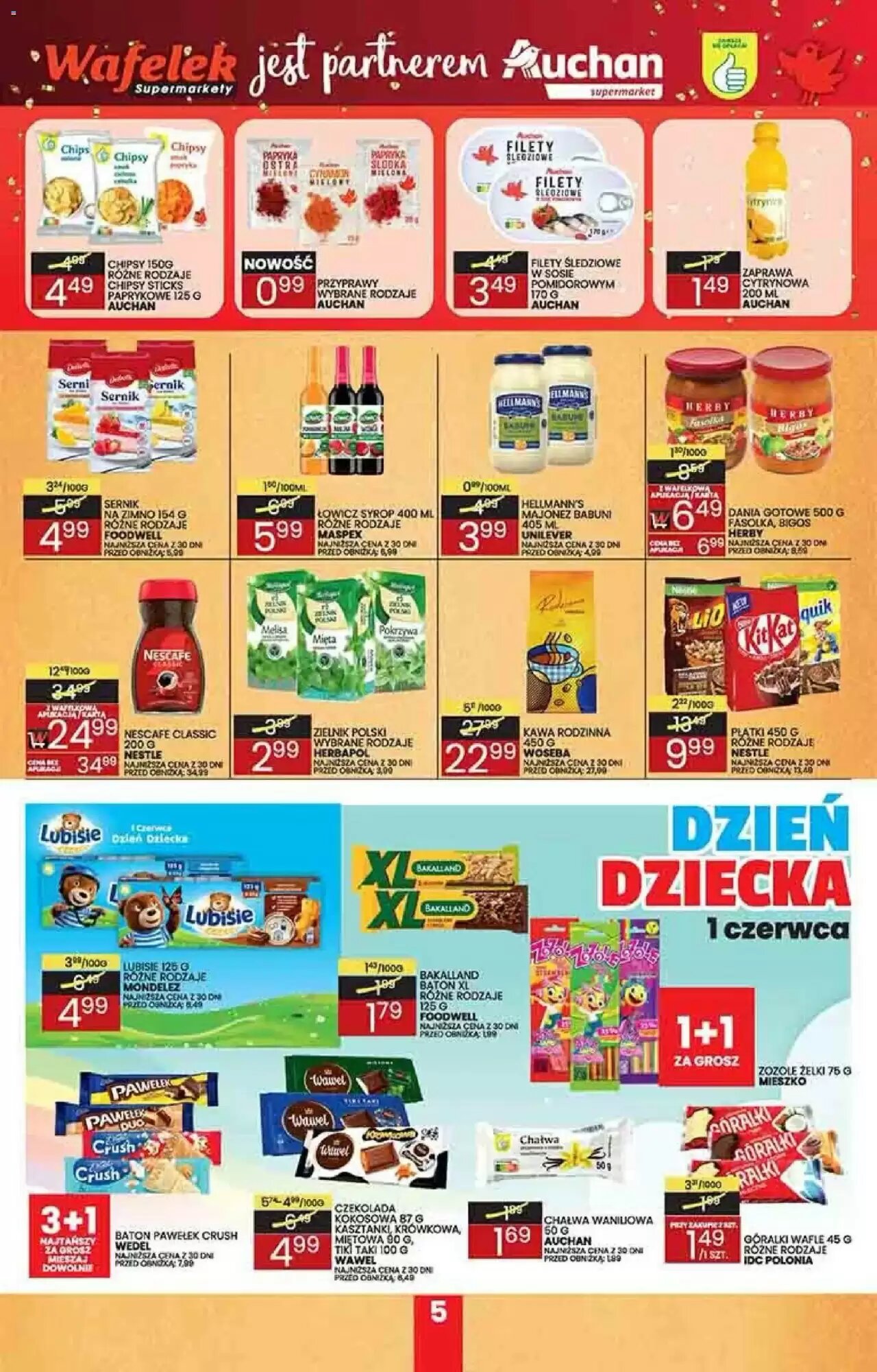 Gazetka promocyjna Wafelek  ważna od 01.06.2026 - Strona 5.