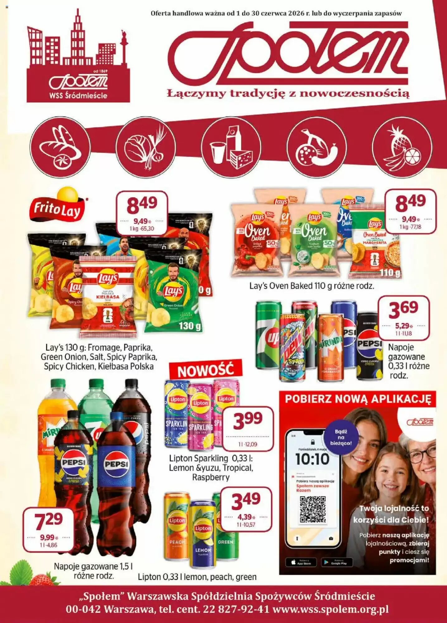 Gazetka promocyjna Społem  ważna od 01.06.2026 - Strona 1.