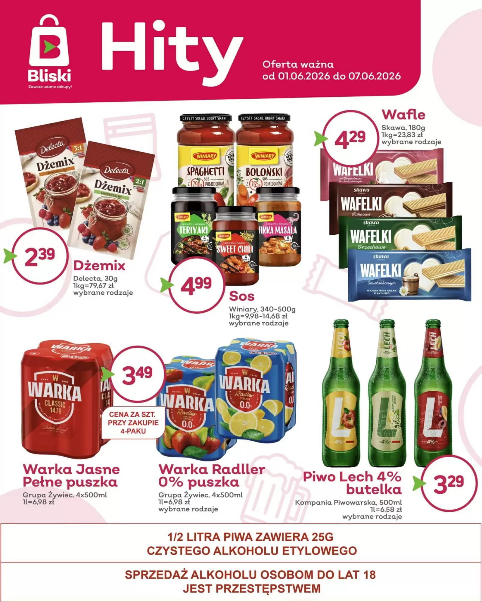 Gazetka promocyjna Bliski  ważna od 01.06.2026 - Strona 1.