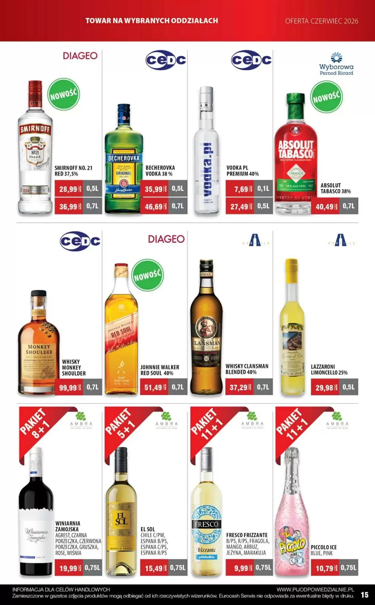 Gazetka promocyjna Eurocash  ważna od 01.06.2026 - Strona 15.