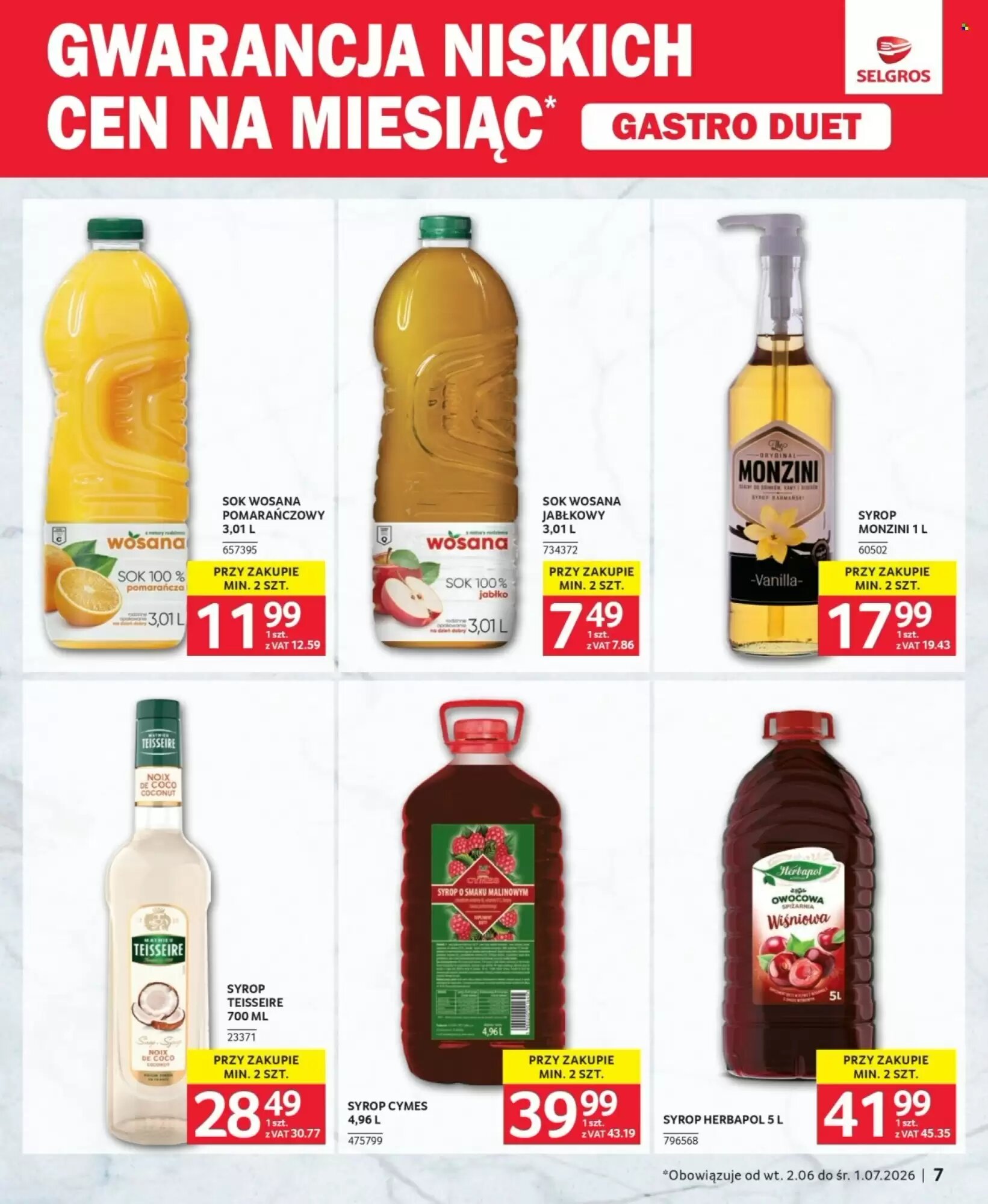 Gazetka promocyjna Selgros  ważna od 02.06.2026 - Strona 7.