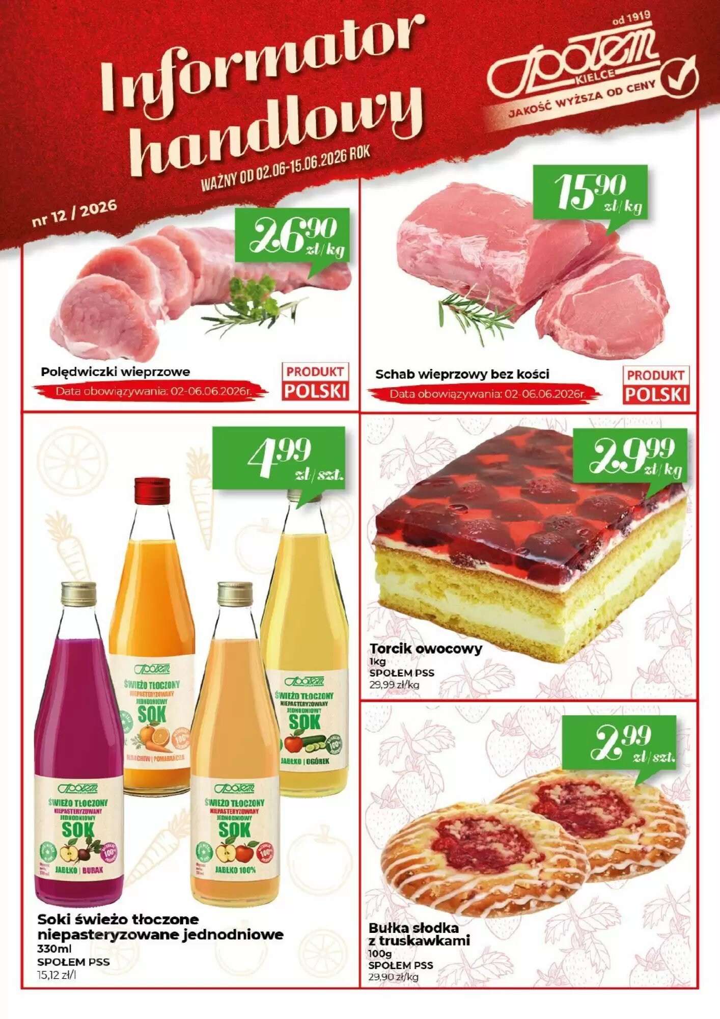 Gazetka promocyjna Społem  ważna od 02.06.2026 - Strona 1.