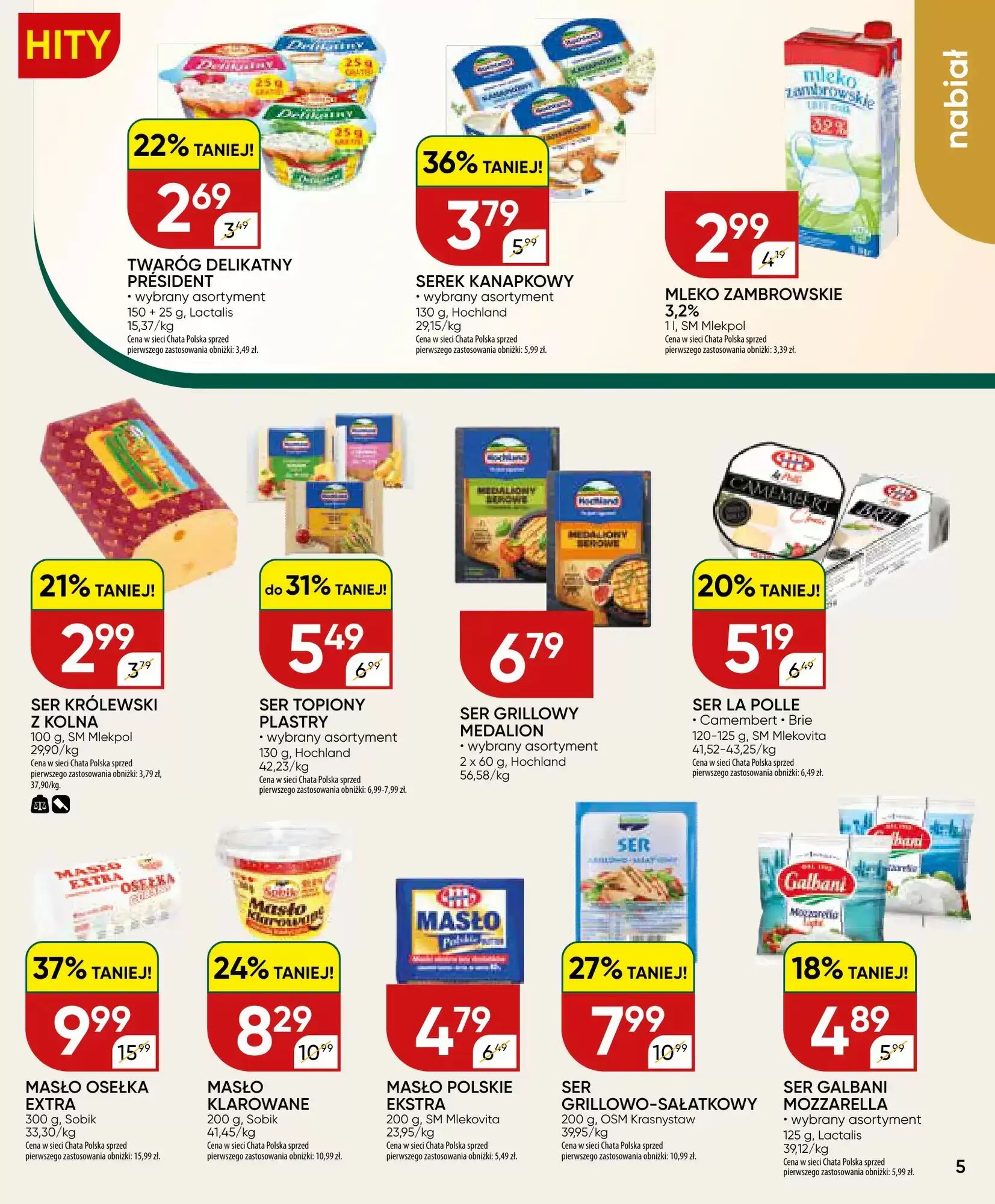 Gazetka promocyjna Chata Polska  ważna od 02.06.2026 - Strona 5.