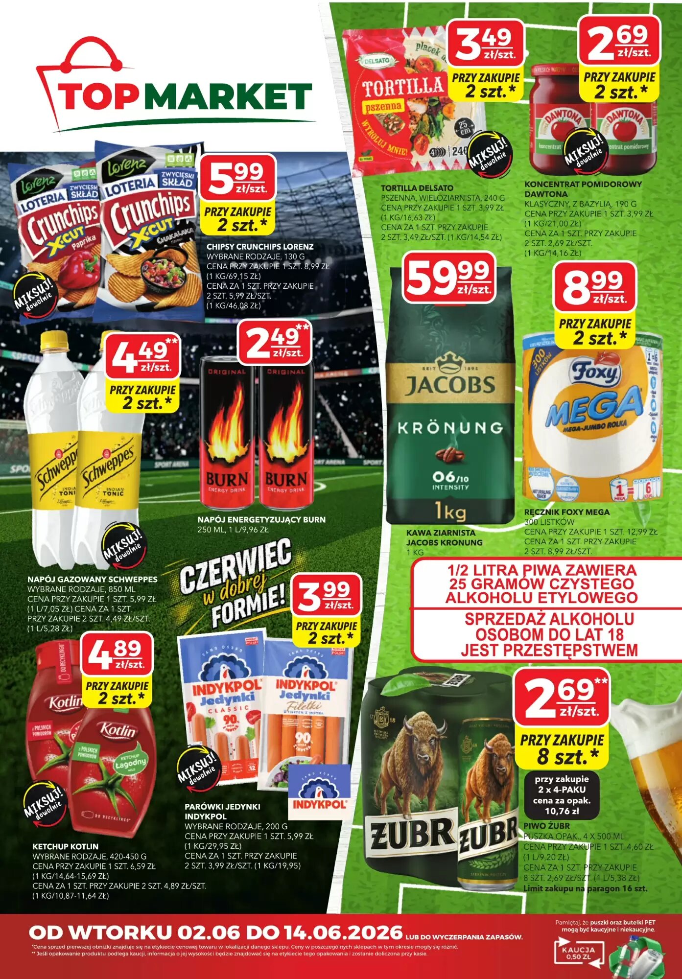 Gazetka promocyjna Top Market  ważna od 02.06.2026 - Strona 1.