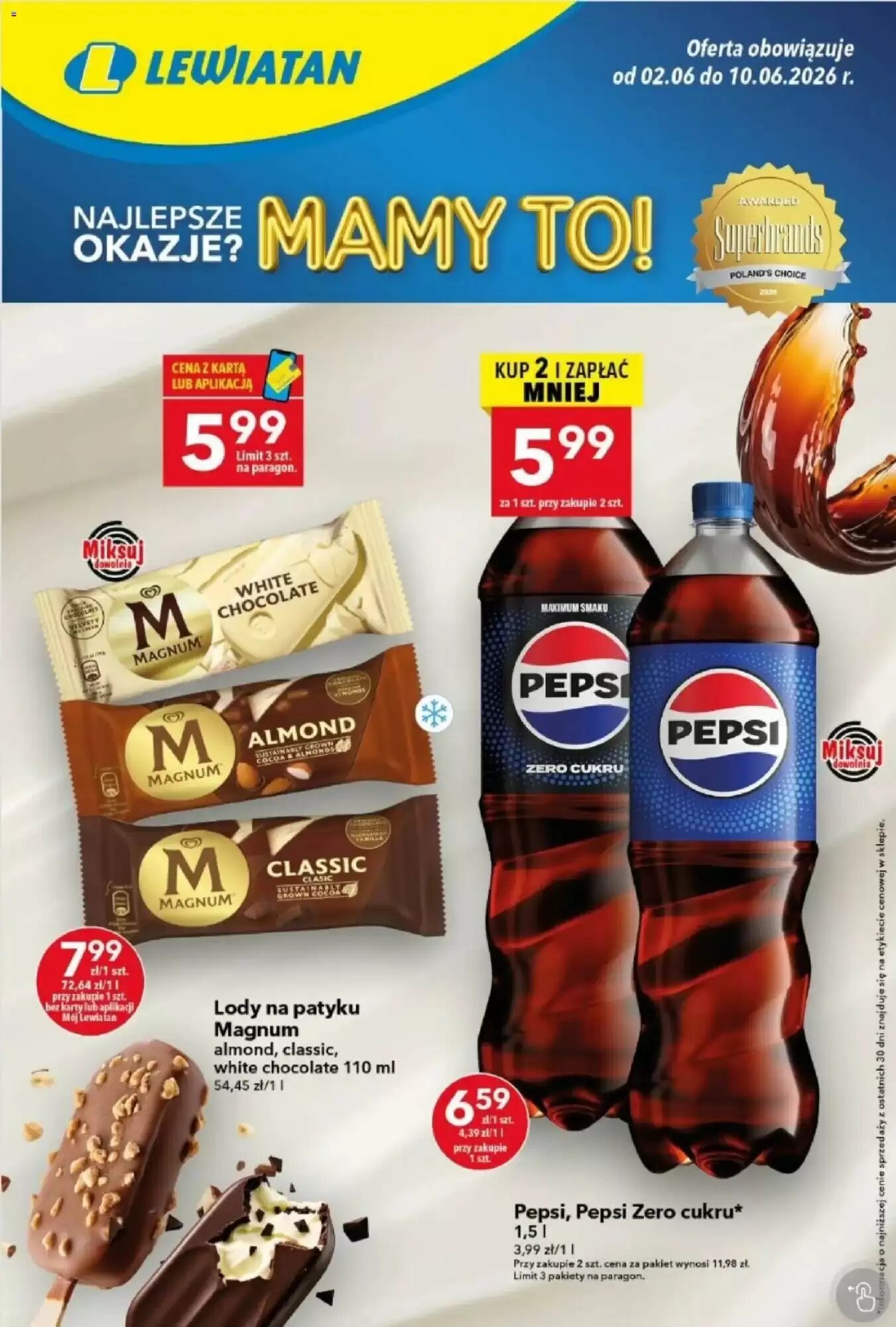 Gazetka promocyjna Lewiatan  ważna od 02.06.2026 - Strona 1.