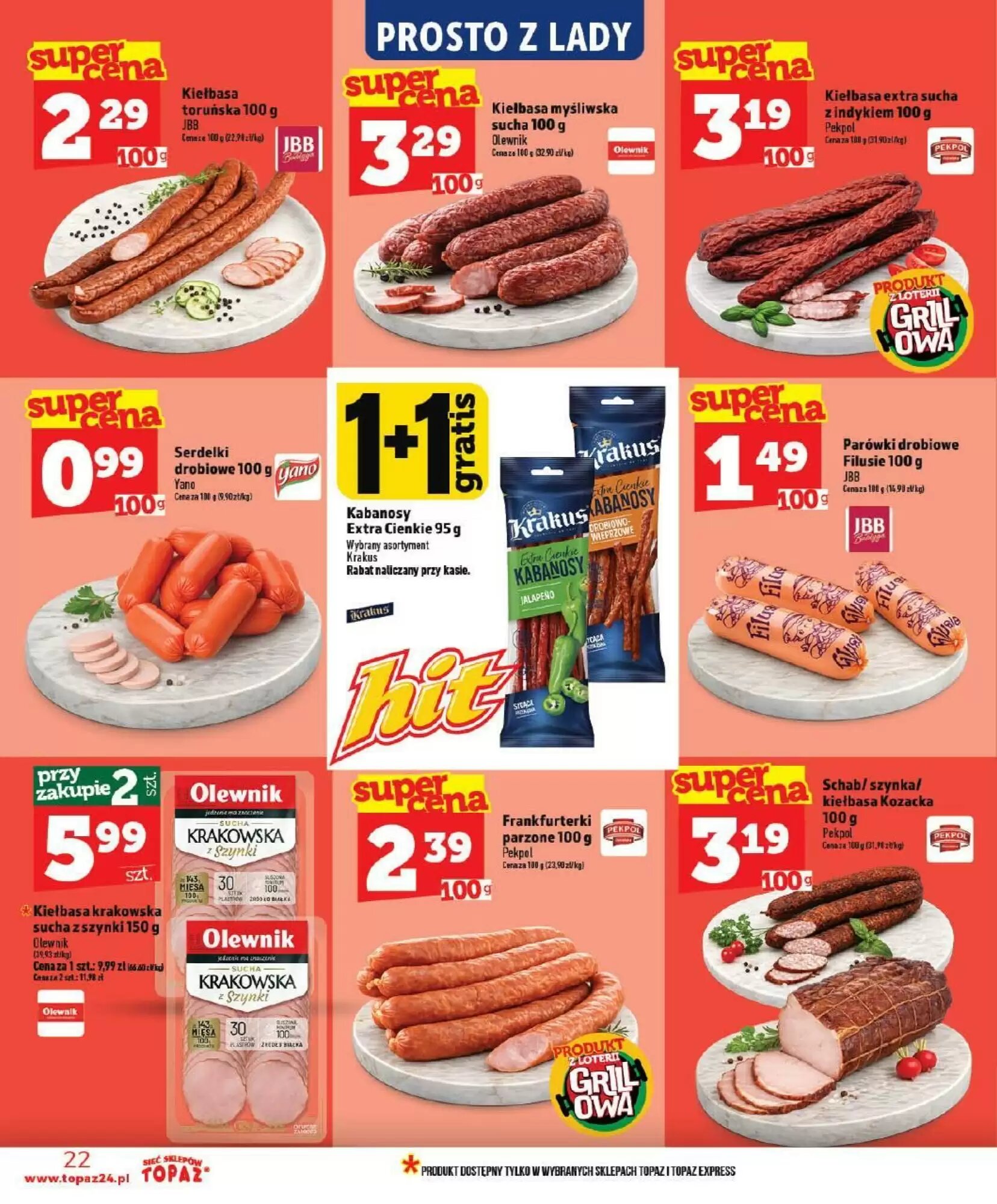 Gazetka promocyjna Topaz  ważna od 03.06.2026 - Strona 22.