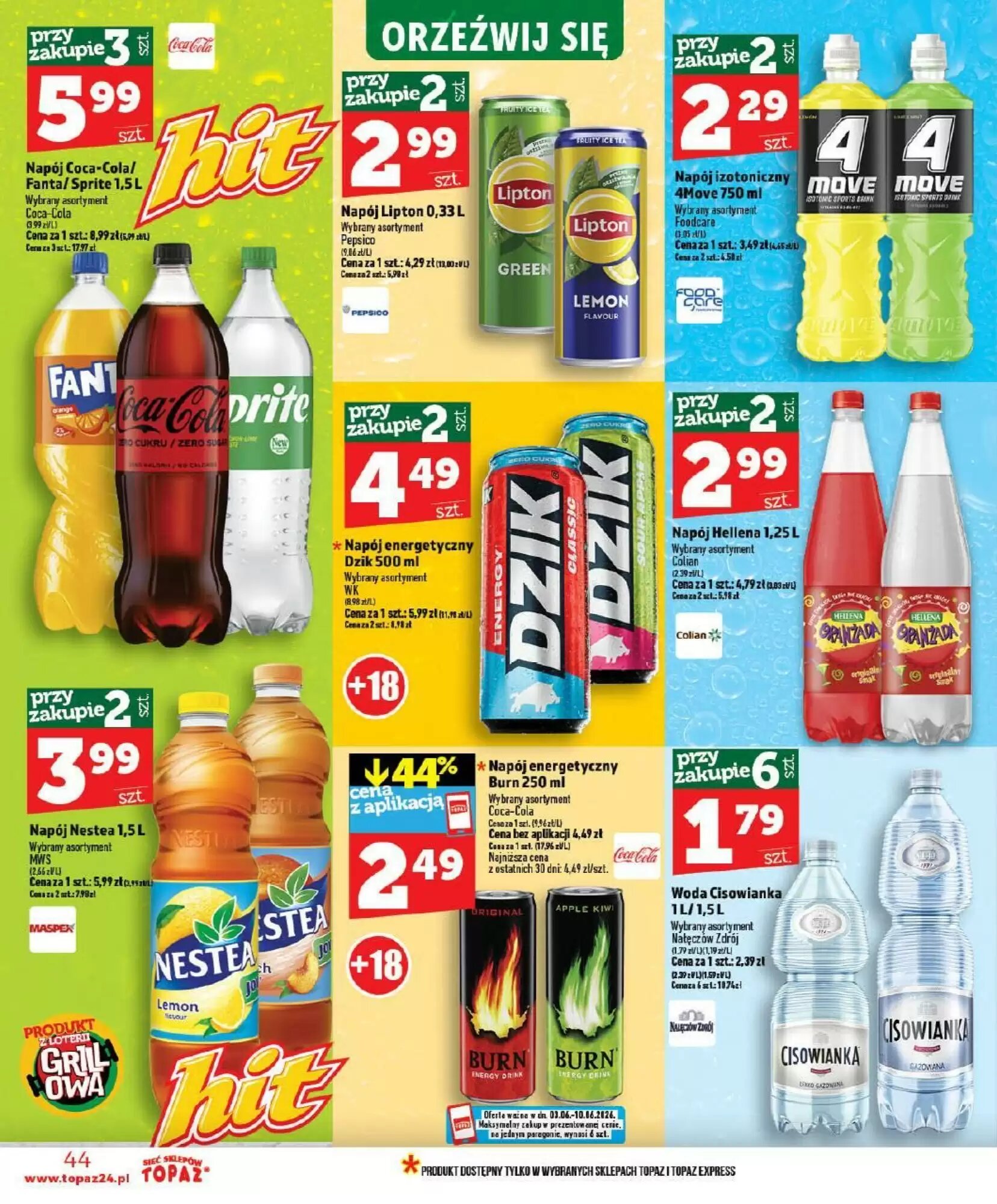 Gazetka promocyjna Topaz  ważna od 03.06.2026 - Strona 44.