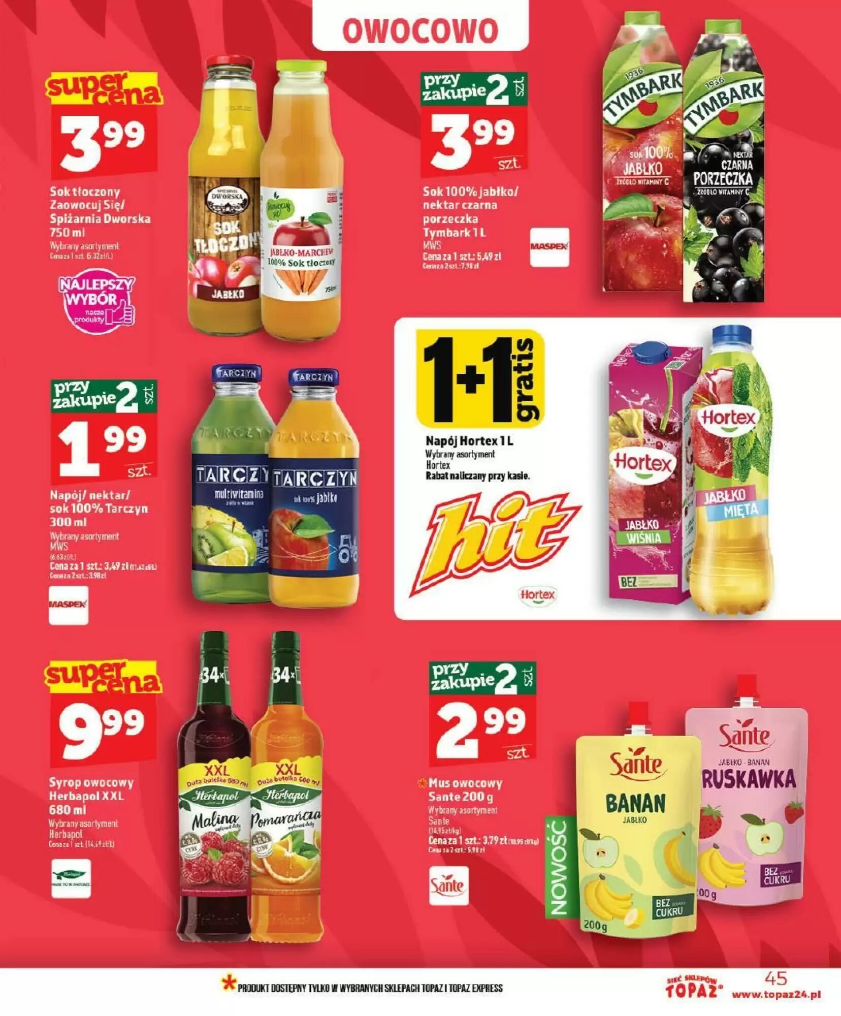 Gazetka promocyjna Topaz  ważna od 03.06.2026 - Strona 45.