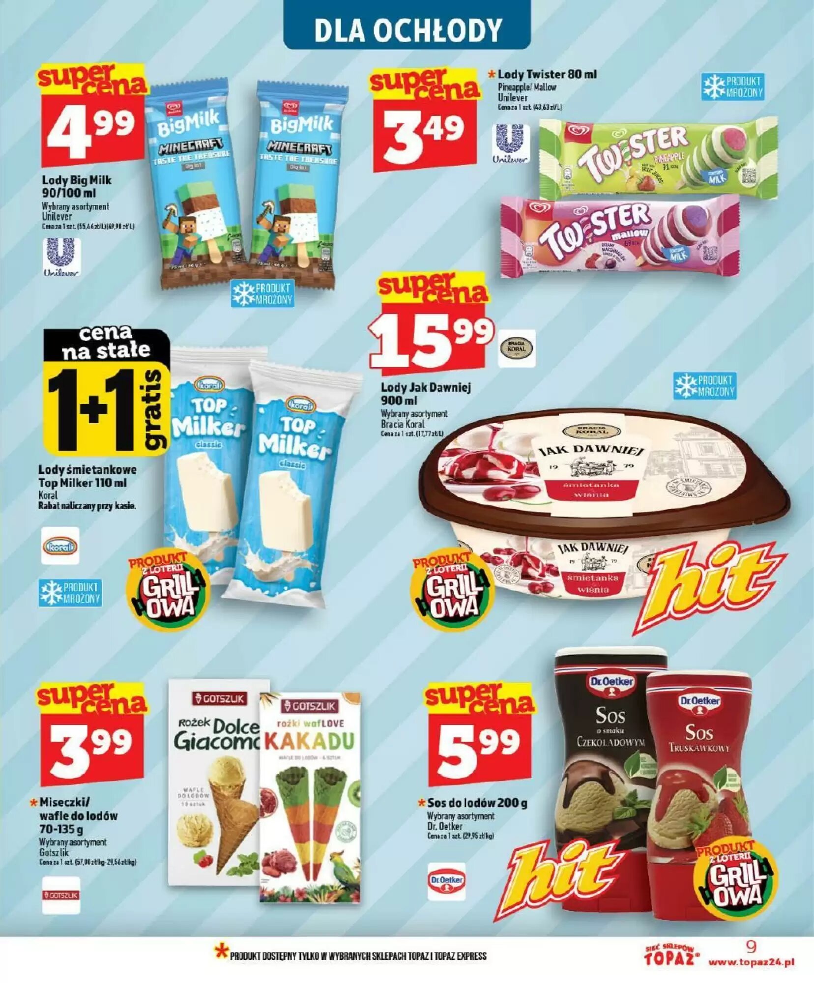 Gazetka promocyjna Topaz  ważna od 03.06.2026 - Strona 9.