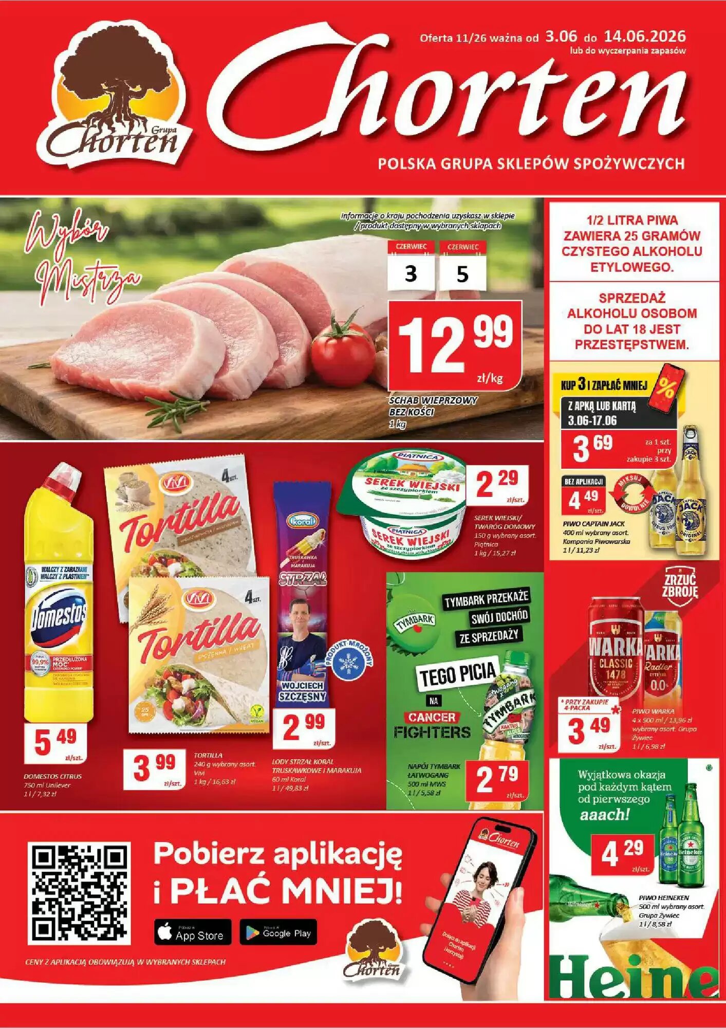 Gazetka promocyjna Chorten  ważna od 03.06.2026 - Strona 1.
