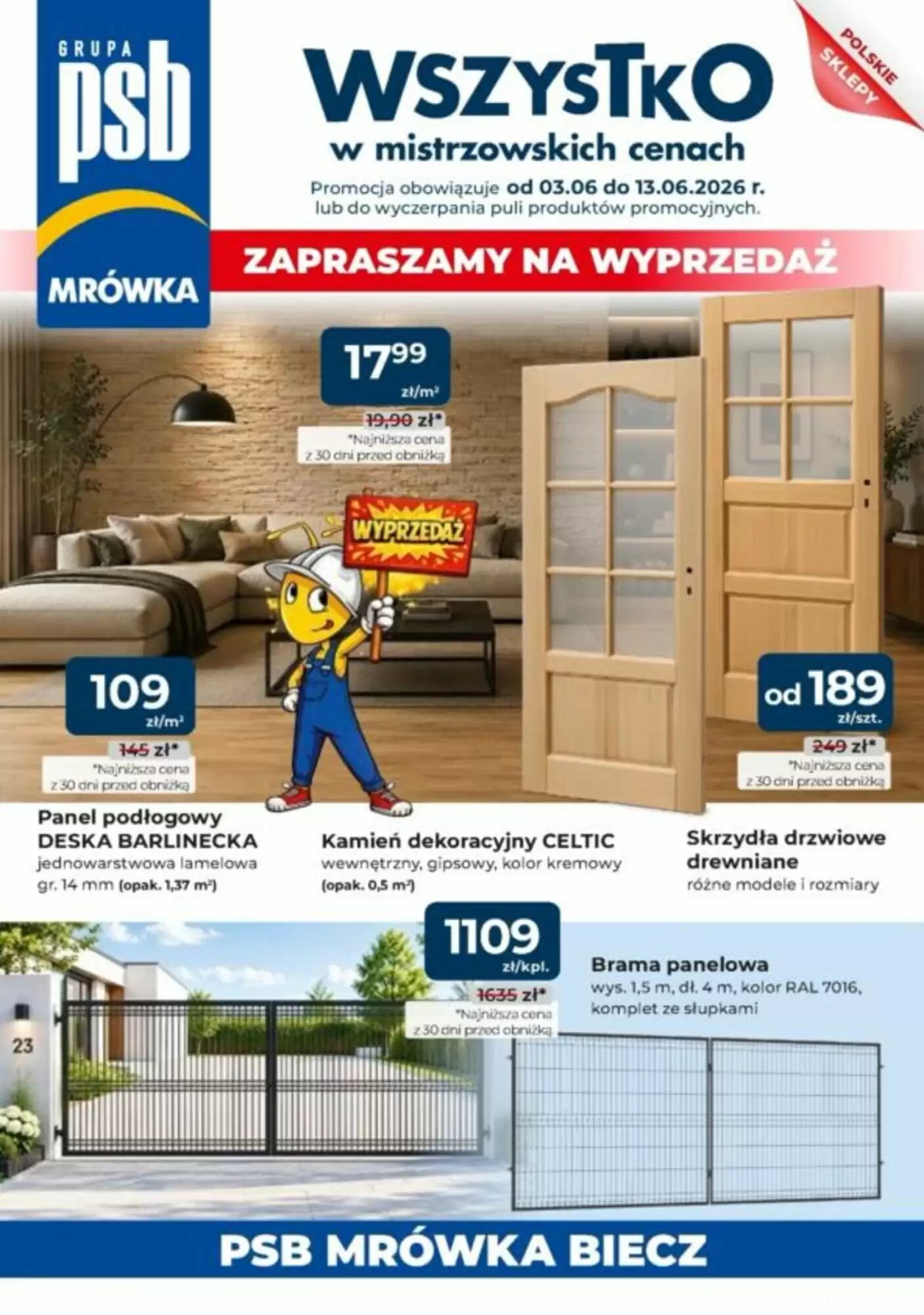 Gazetka promocyjna Mrówka  ważna od 03.06.2026 - Strona 1.