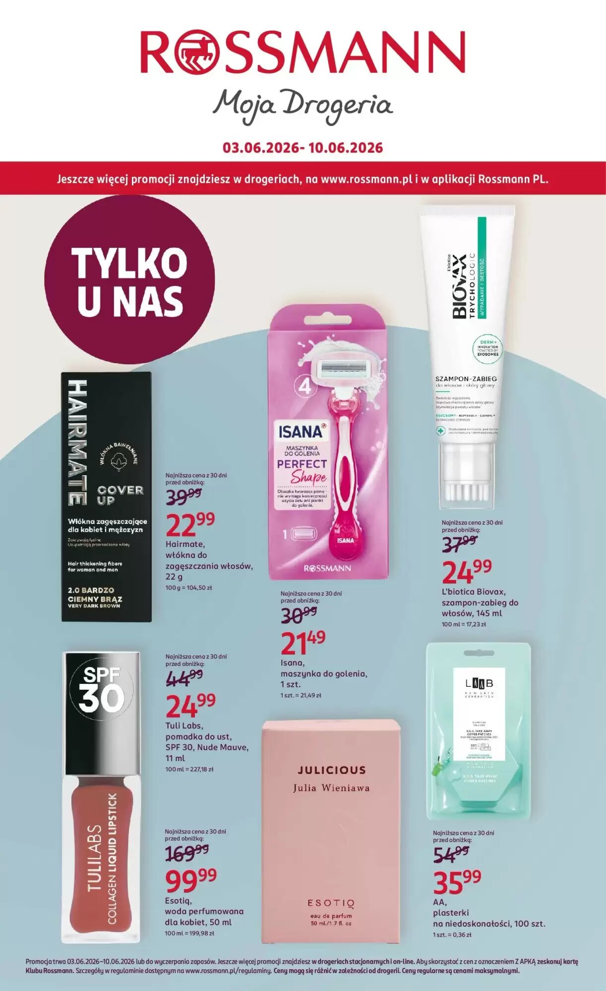 Gazetka promocyjna Rossmann  ważna od 03.06.2026 - Strona 1.