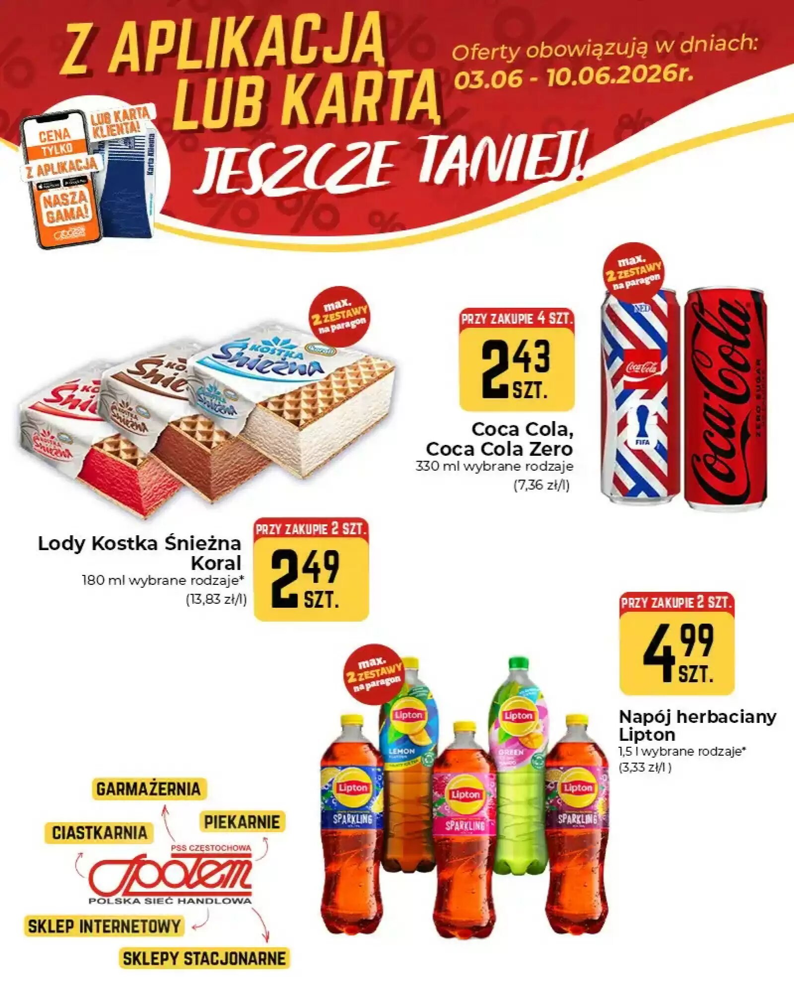 Gazetka promocyjna Społem  ważna od 03.06.2026 - Strona 1.