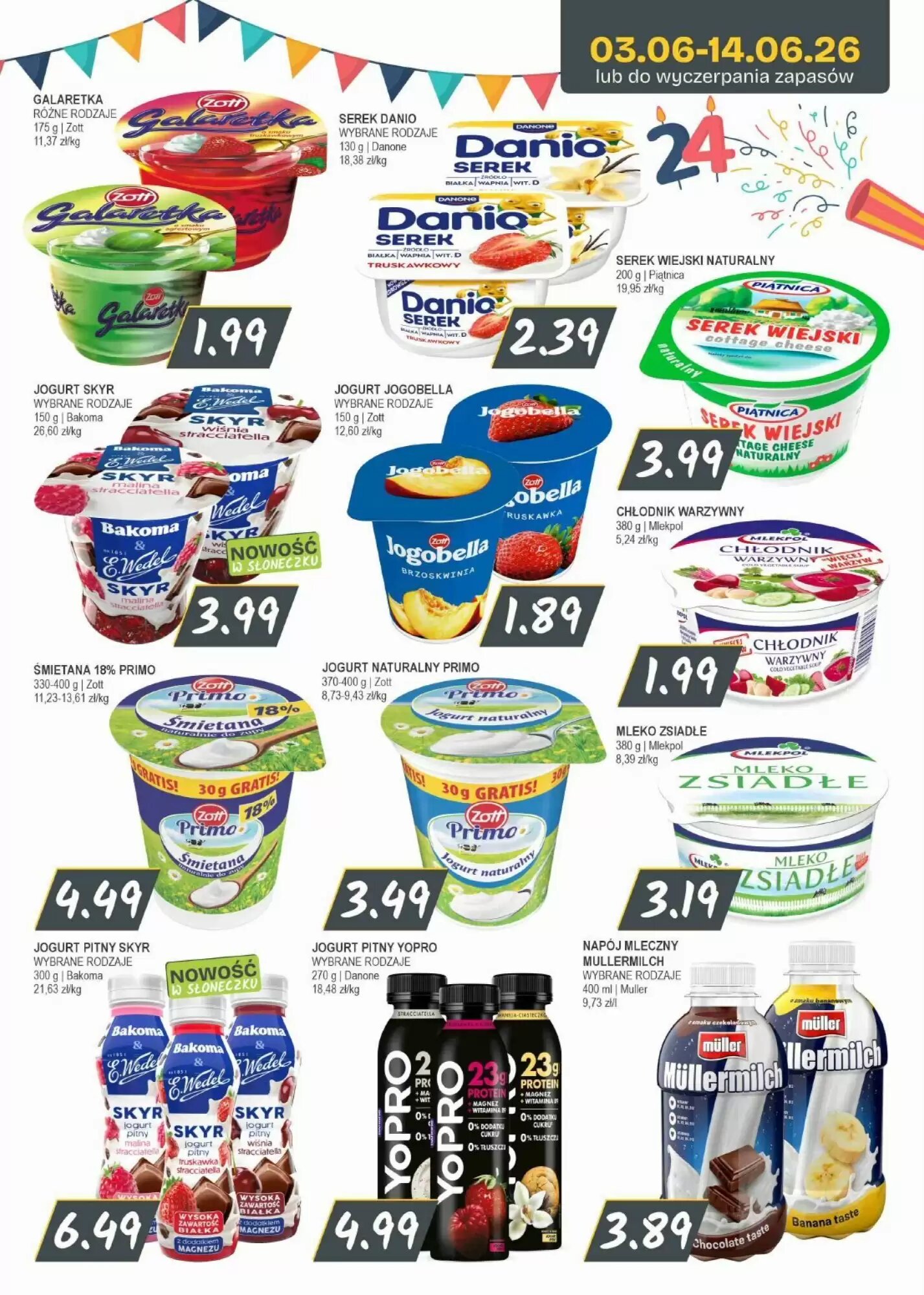 Gazetka promocyjna Słoneczko  ważna od 03.06.2026 - Strona 3.