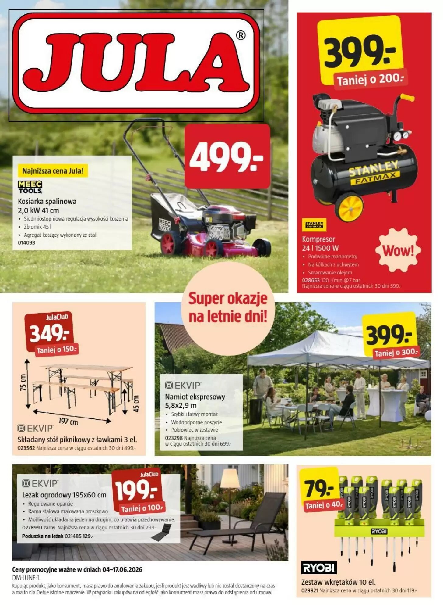 Gazetka promocyjna Jula  ważna od 04.06.2026 - Strona 1.