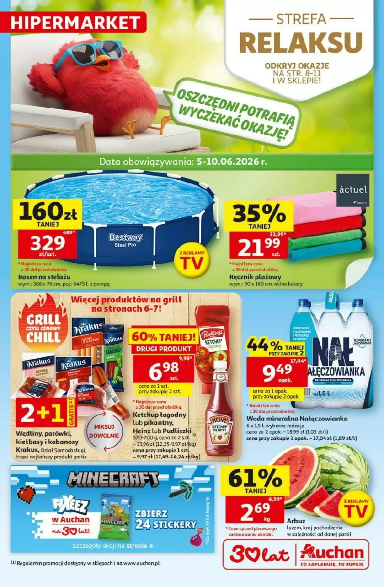 Gazetka promocyjna Auchan  ważna od 05.06.2026 - Strona 1.